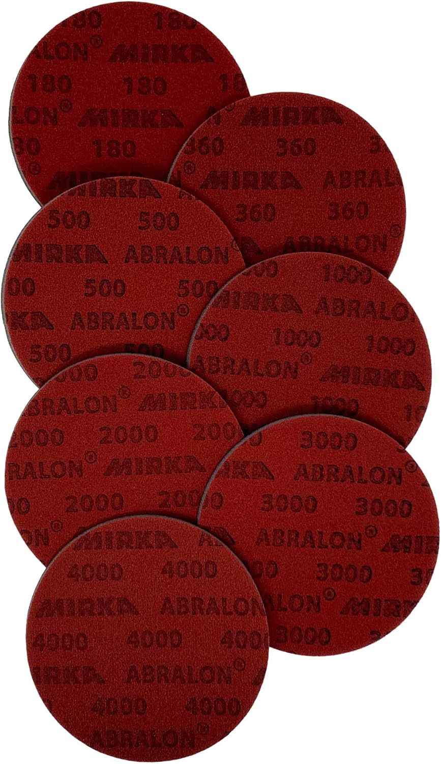 Bowling Ball Resurfacing Kit with 7 Abralon Pads for Optimal Use