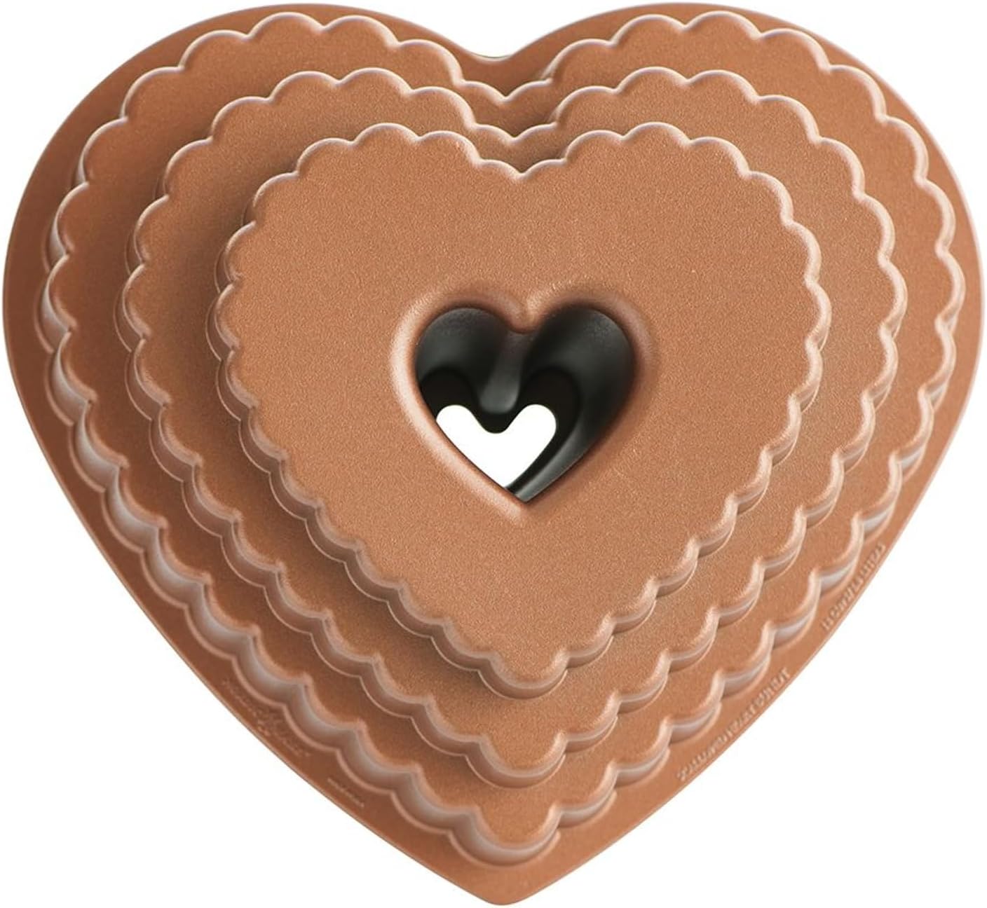 Nordic Ware Tiered Heart Bundt Pan for Perfect Cakes
