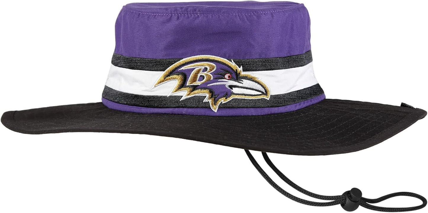 FOCO Men's NFL Team Logo Sport Outdoor Sun Bucket Boonie Hat