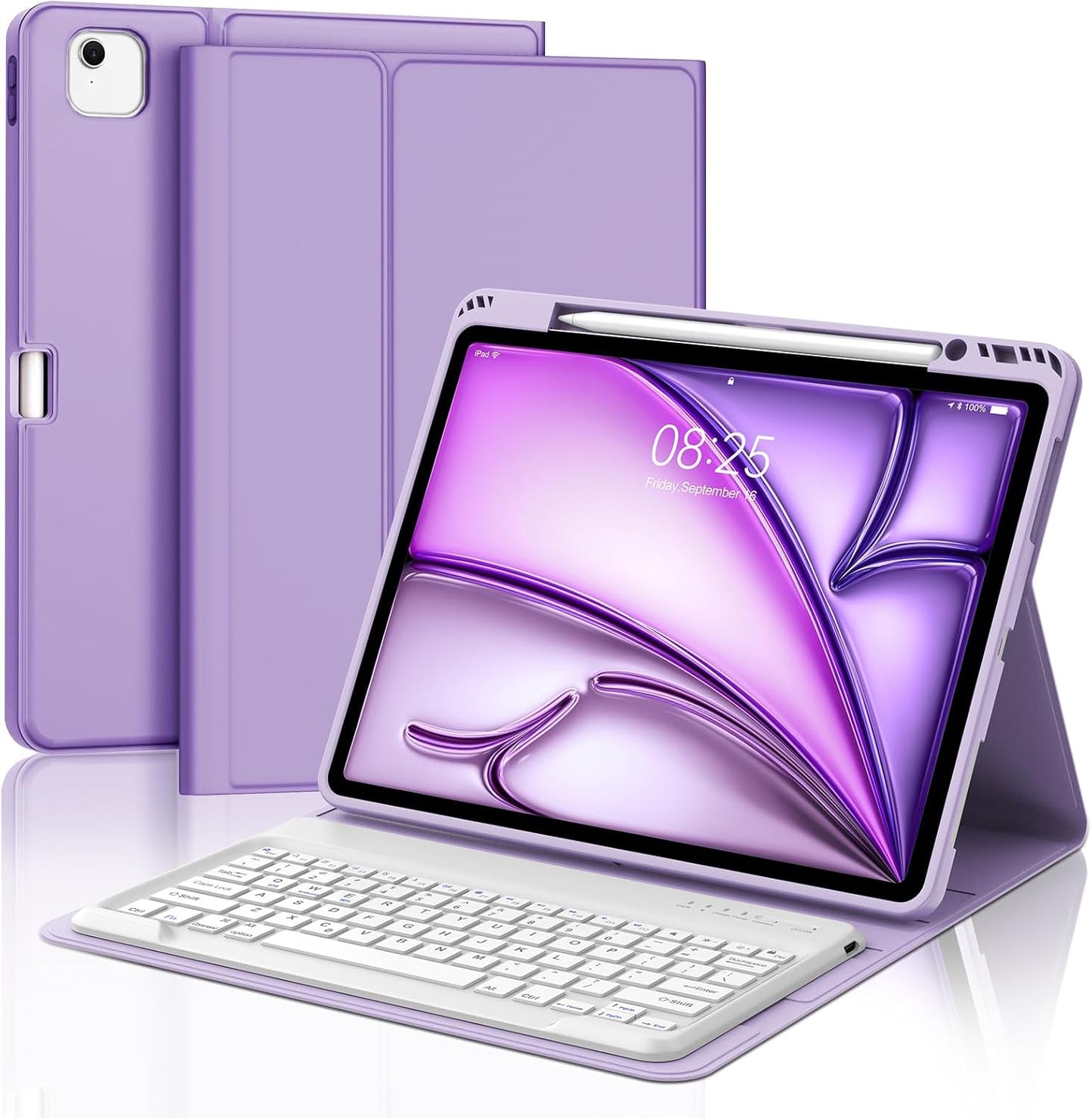 iPad Air 13 inch Case with Detachable Bluetooth Keyboard