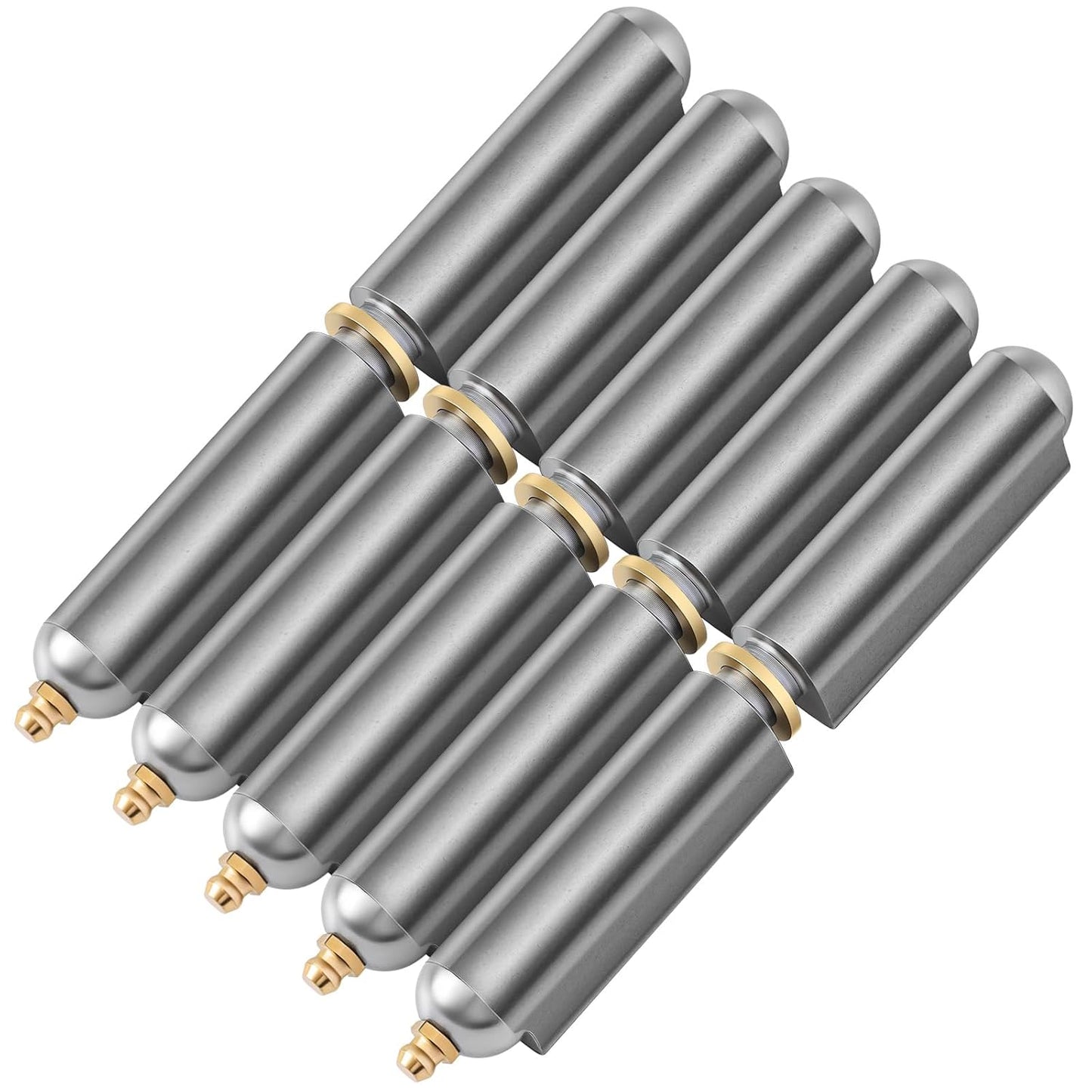 Zonon 5 Pcs 6 Inch BBQ Smoker Bullet Hinges for Heavy Duty Use