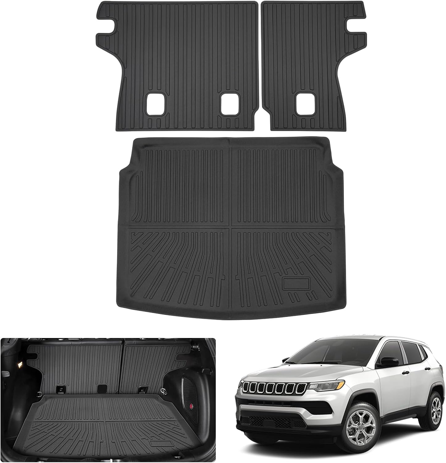 Cartist Cargo Mat for Jeep Compass 2017-2025 All Weather Protection