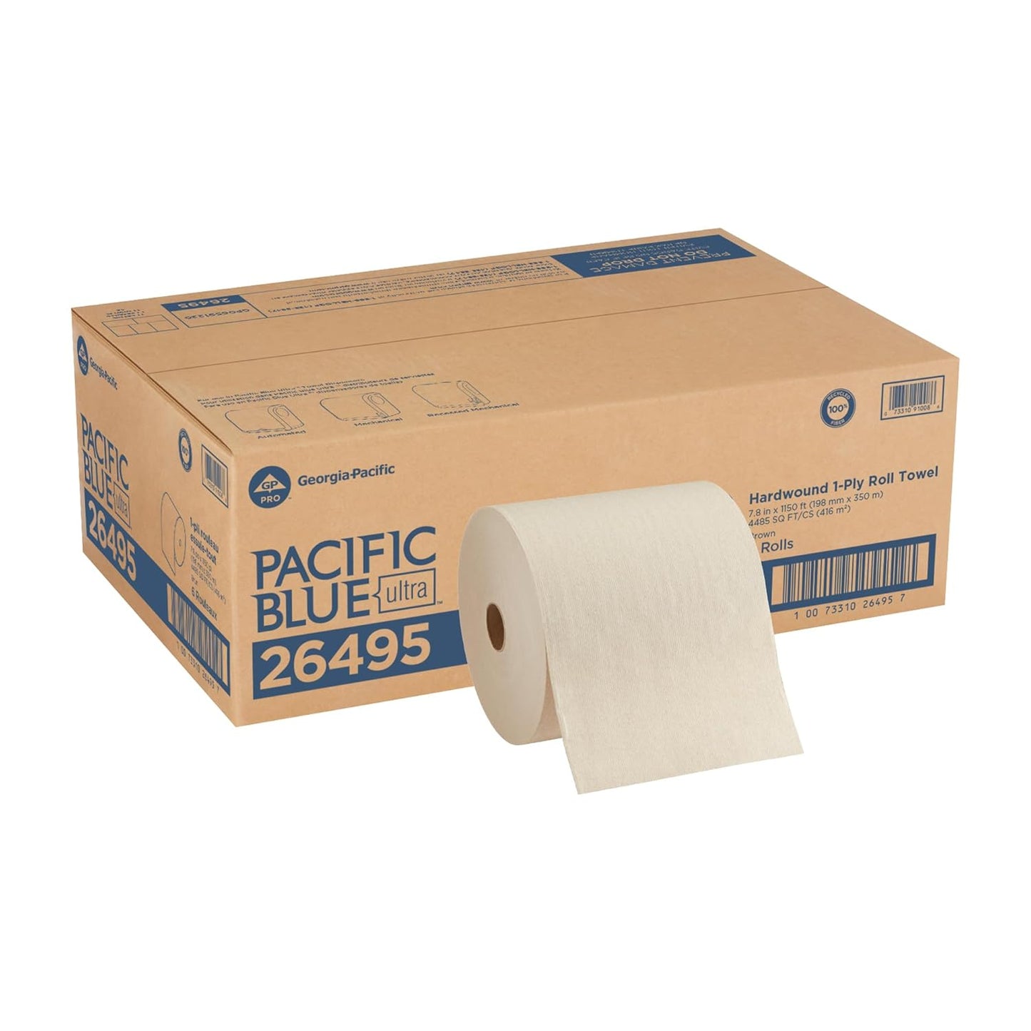 Pacific Blue Ultra 8 in High-Capacity Paper Towel Rolls Review