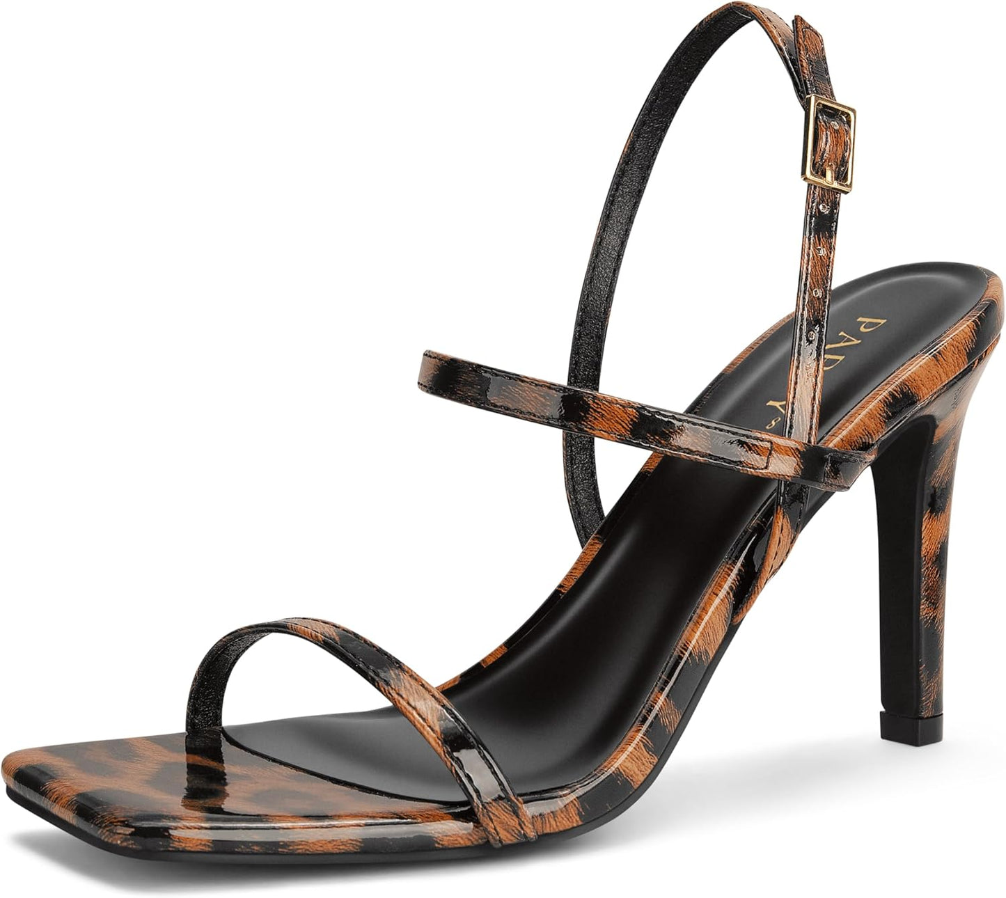 Women's Strappy High Heeled Sandals for Comfy Weddings