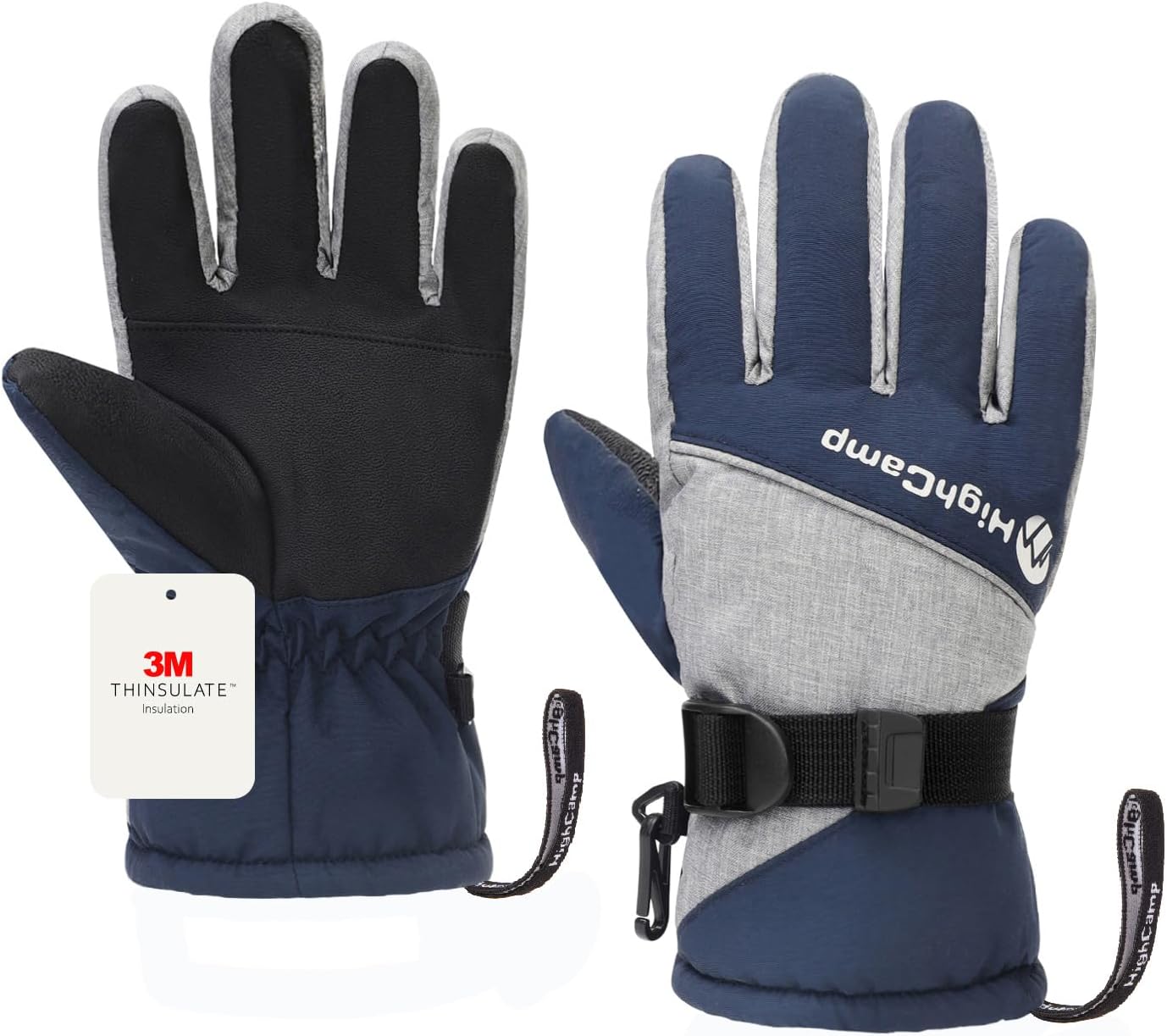 Reflective Winter Gloves for Kids by HIGHCAMP
