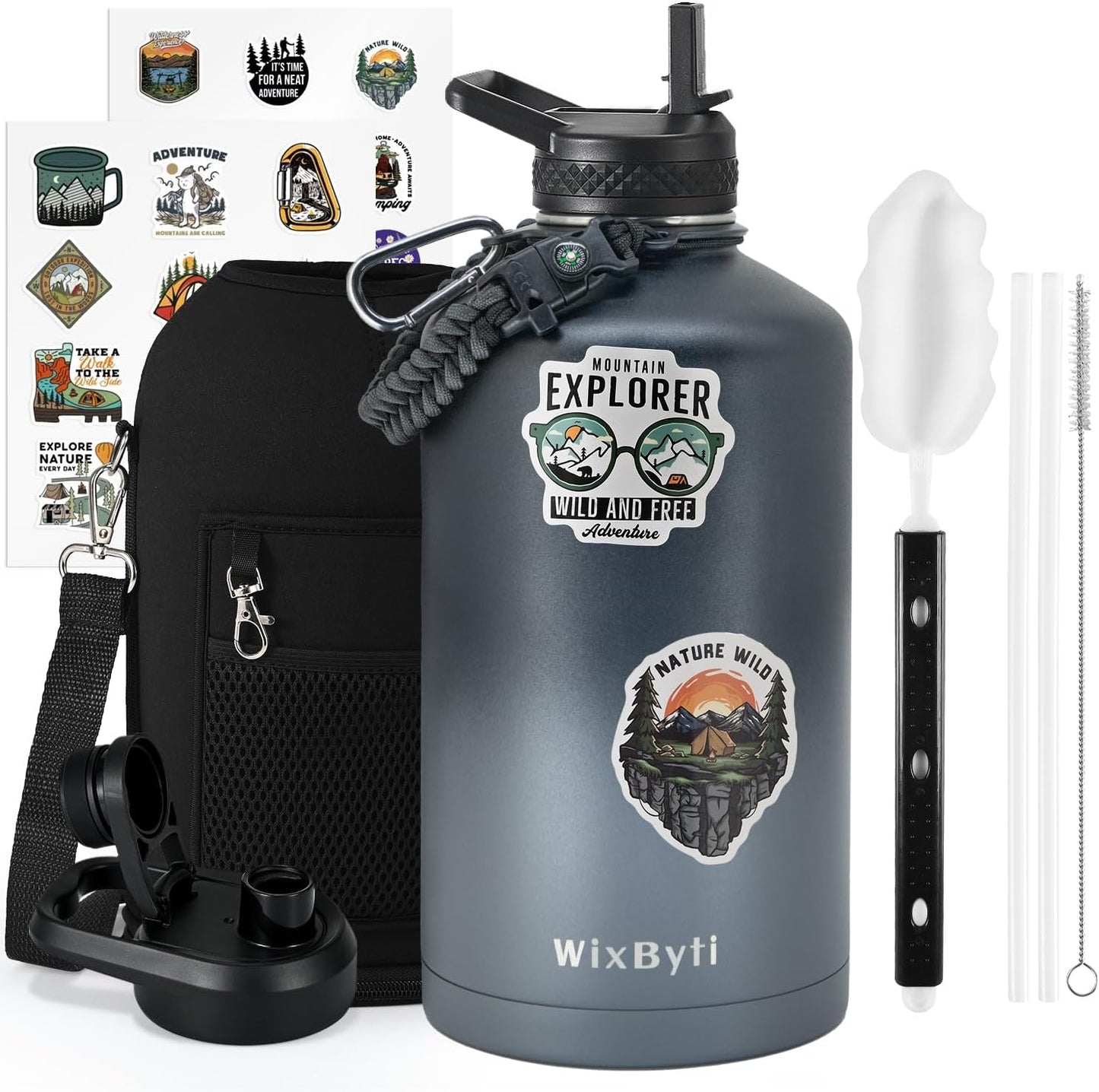 One Gallon Insulated Water Bottle for Adventure Seekers
