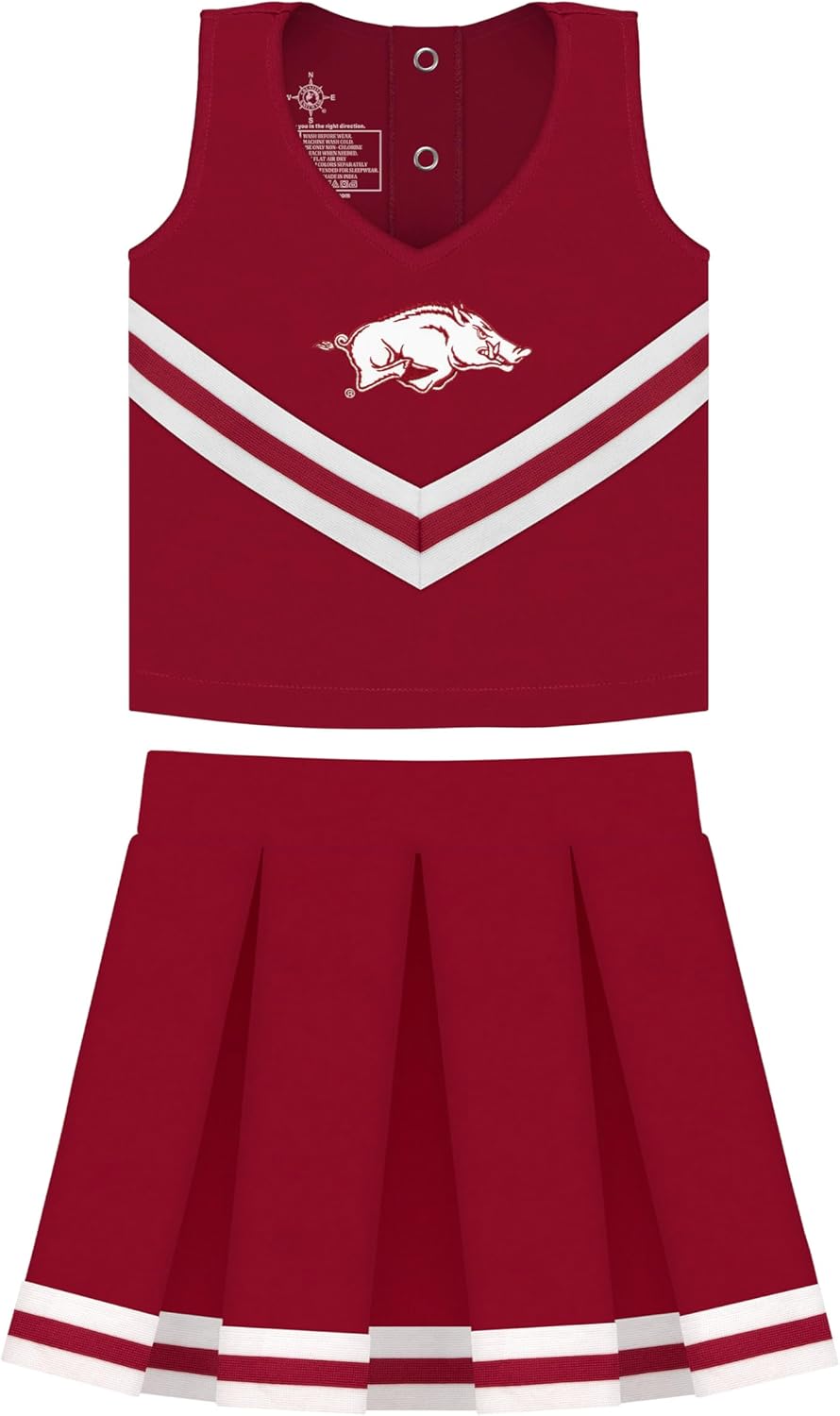 College Baby Youth Cheerleader Dress 3 Piece Set for Little Fans