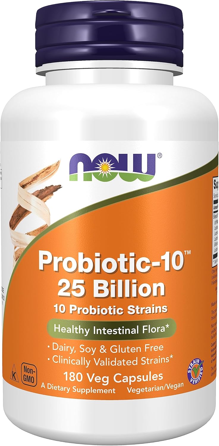 Probiotic-10TM 25 Billion with 10 Probiotic Strains in Capsules