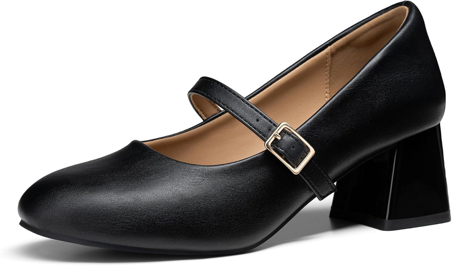 Trary Mary Jane Shoes Women - Stylish Chunky Heels for Any Occasion