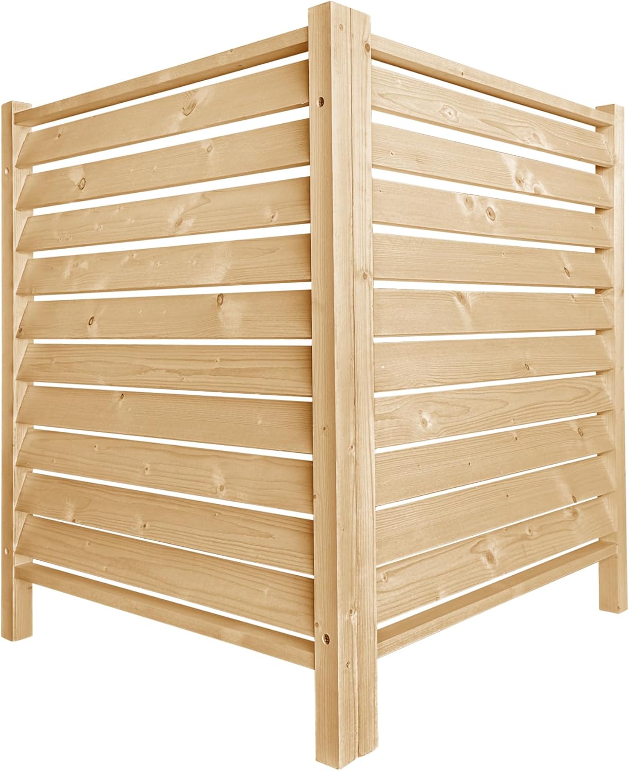 Meranti 2-Panel Privacy Screen: Stylish AC Unit Cover