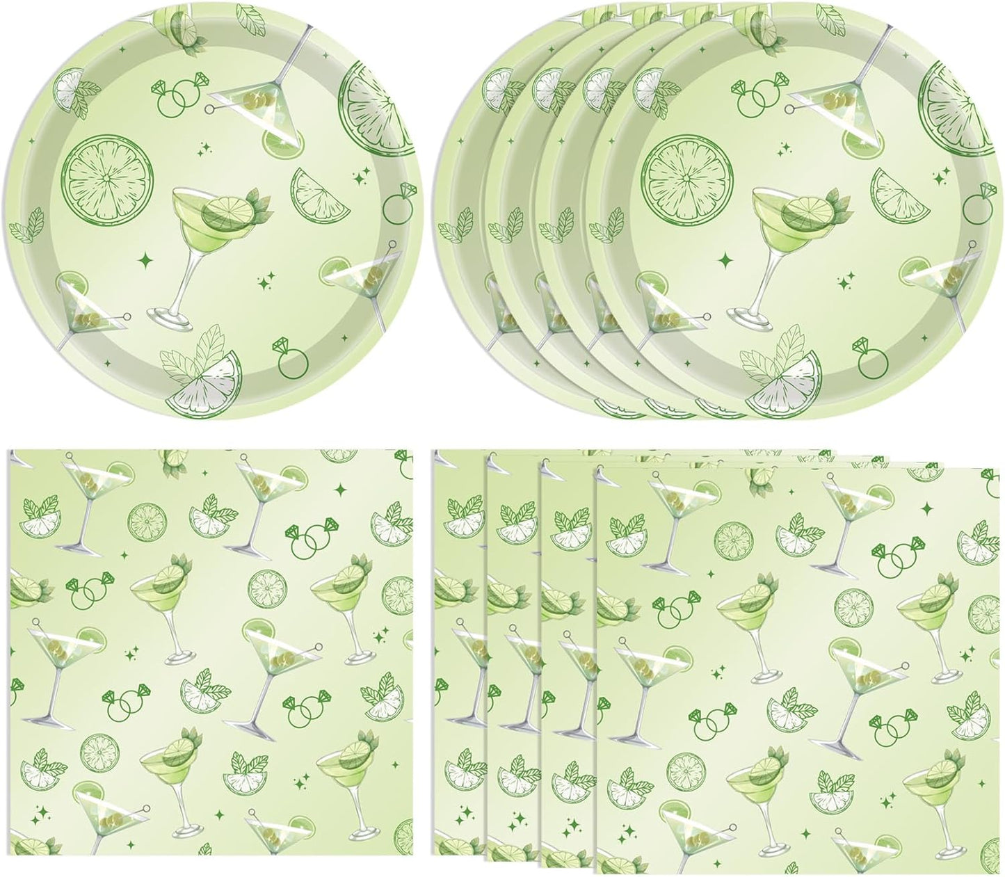 40PCS Martini Themed Party Set - Stylish Celebration Kit!