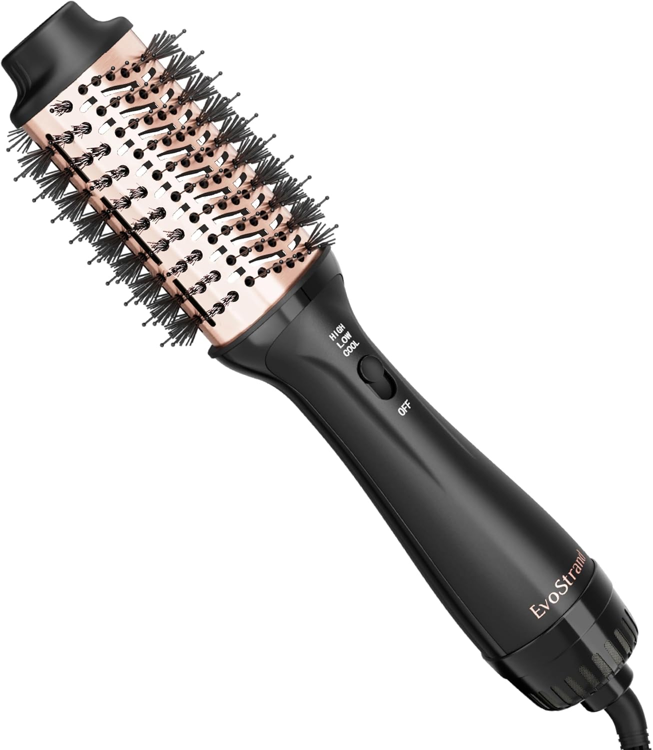 EvoStrand 2.0: One-Step Hot Air Brush for Voluminous Frizz-Free Hair