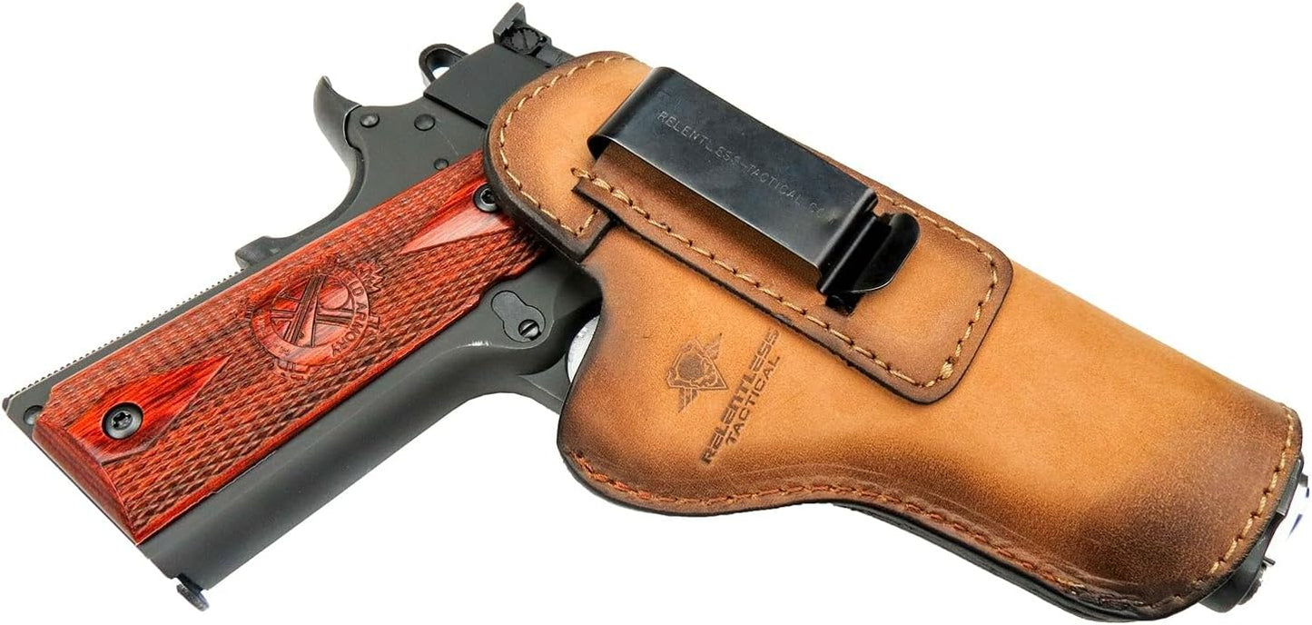 Defender Leather IWB Holster for 1911 Style Handguns - USA Made