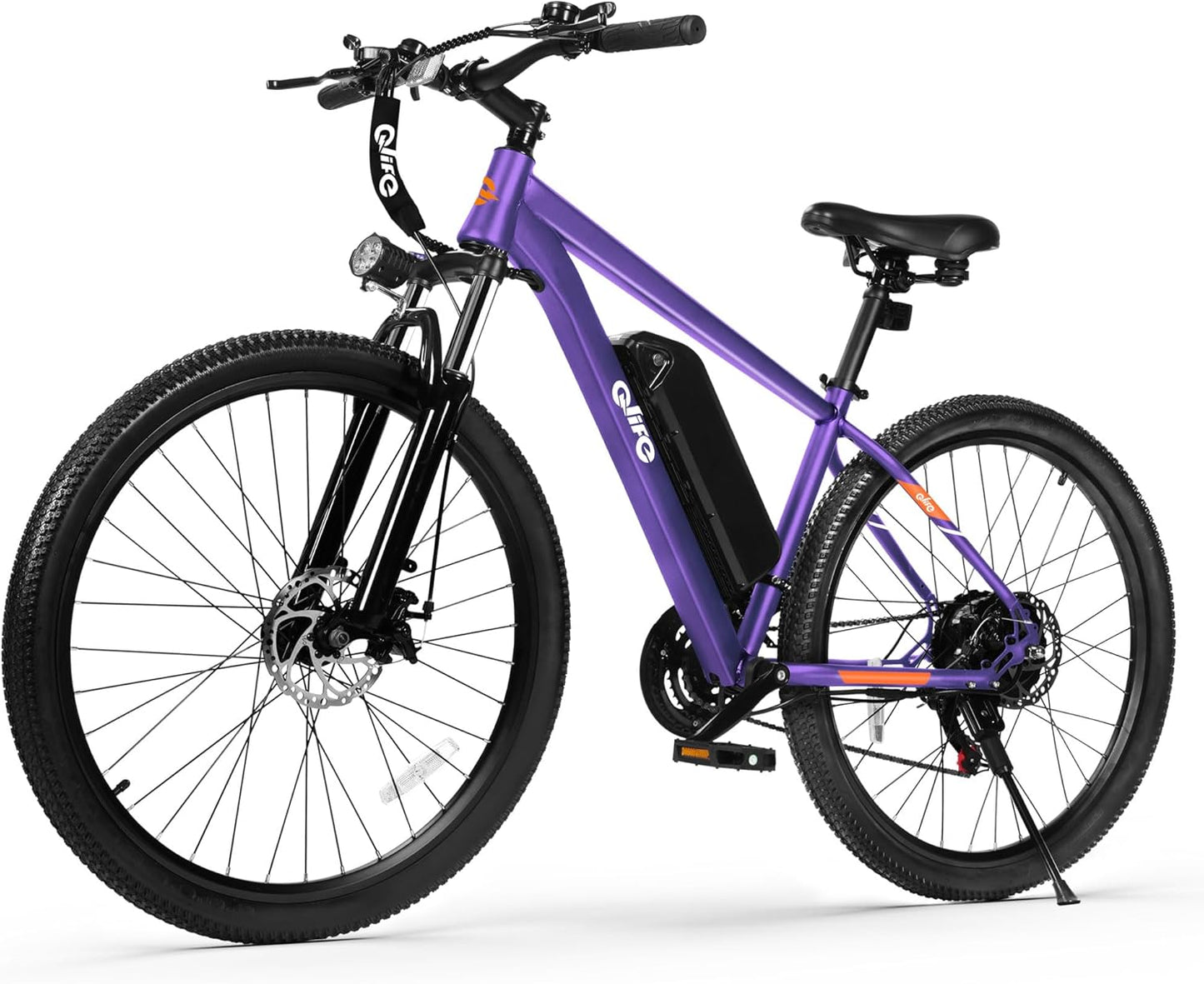 Qlife Racer Electric Bike for Adults - 21-Speed Mountain E-Bike