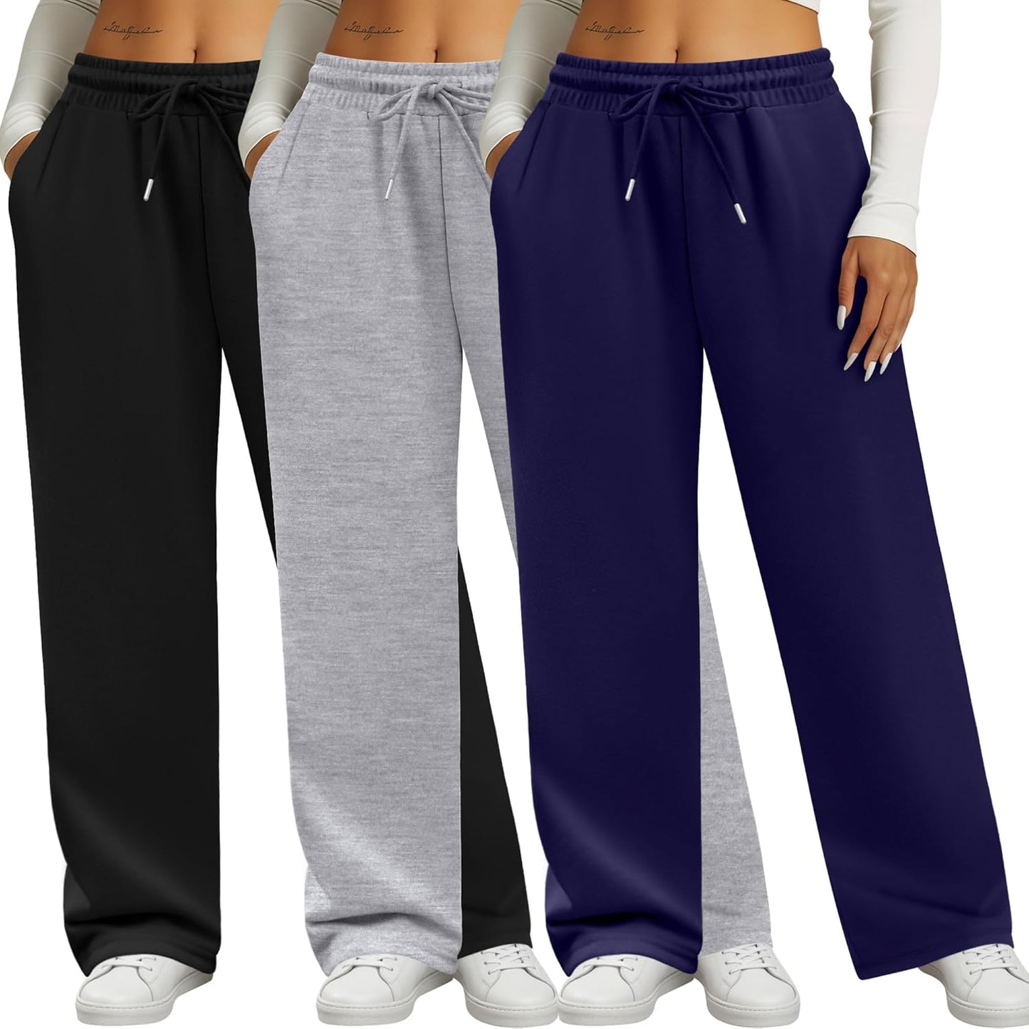 Neer Women's Sweatpants with Pockets for Cozy Casual Wear