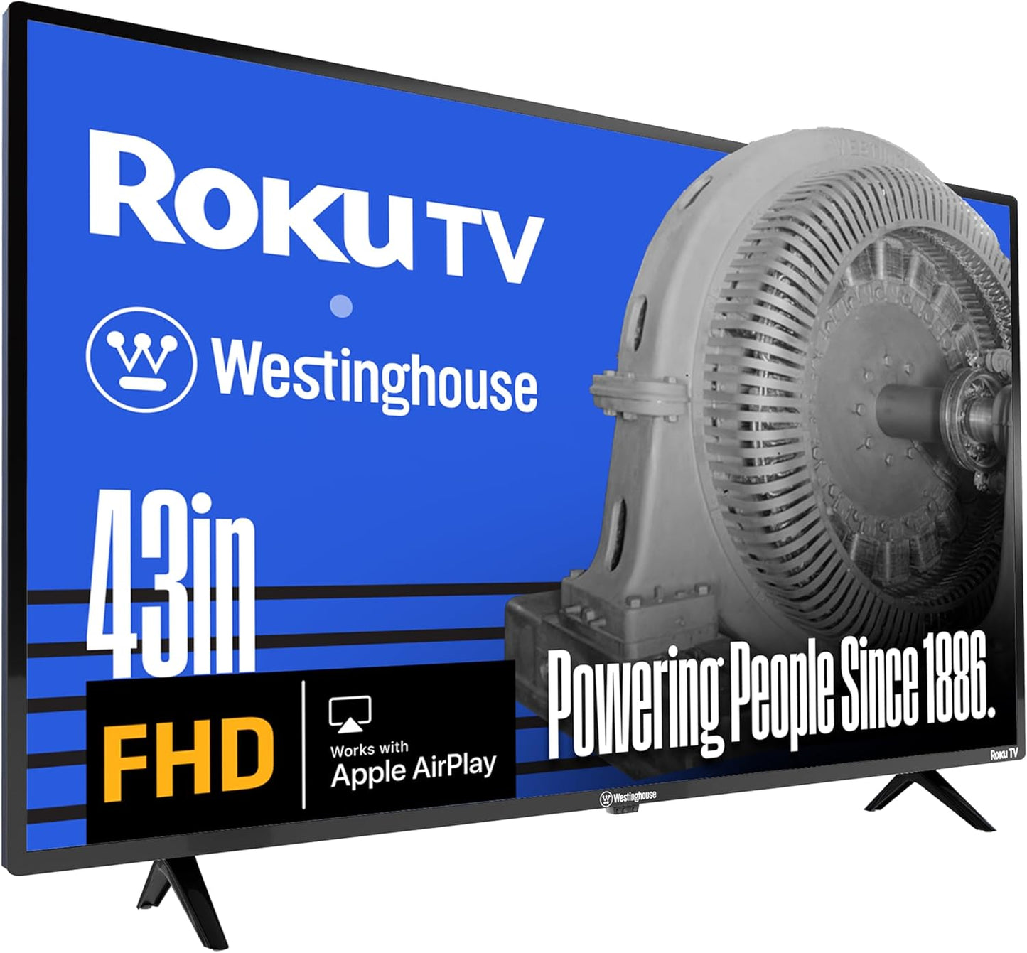 Westinghouse 43 Inch Smart TV - 1080P FHD with Roku Features
