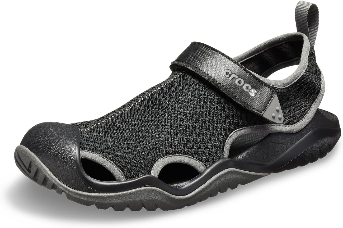 Crocs Men's Swiftwater Mesh Deck Sandals for Ultimate Comfort