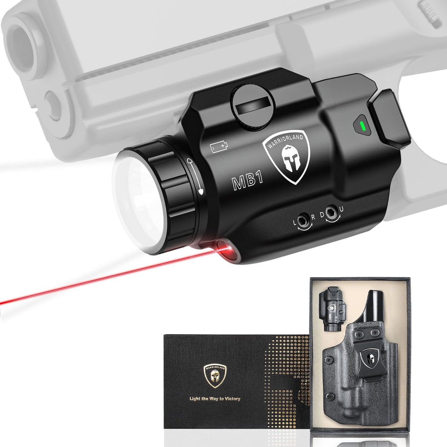 Hellcat Pro Holster with Light - Tactical IWB Kydex Combo