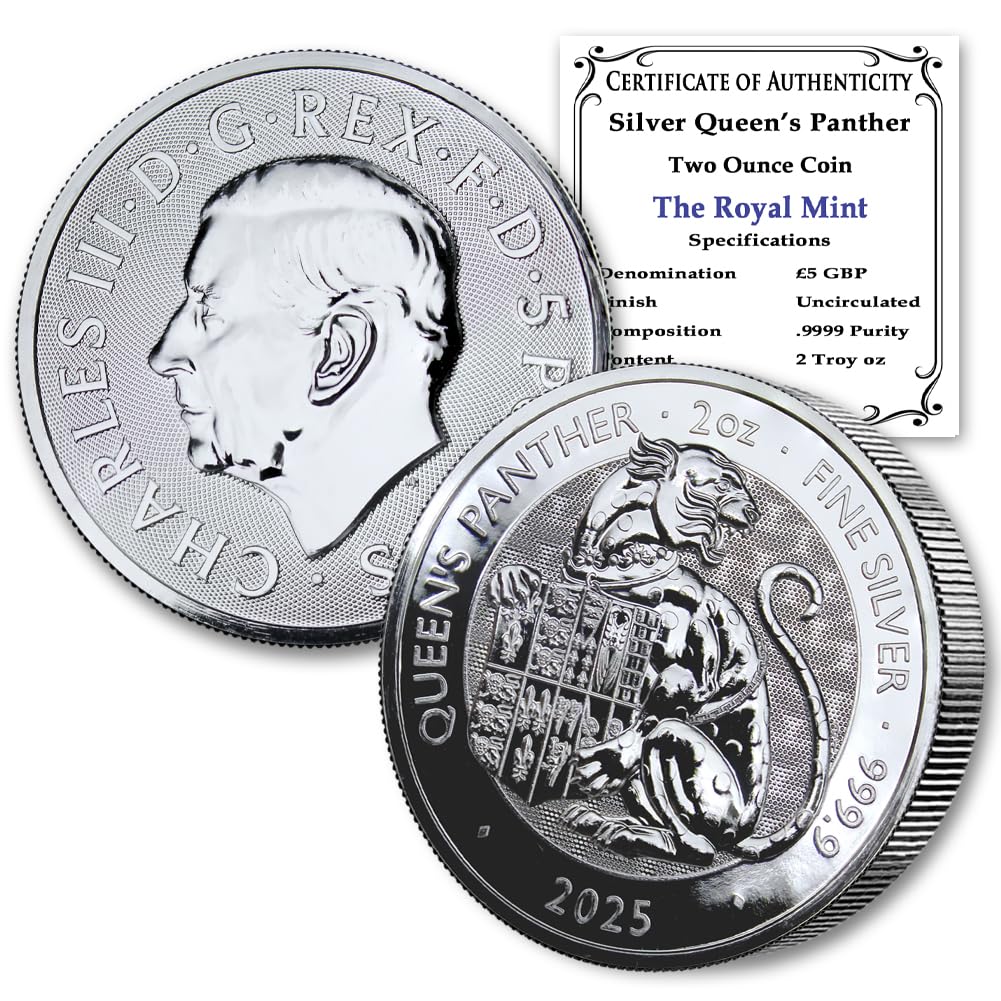 2025 2 oz British Silver Royal Tudor Beasts Coin Review