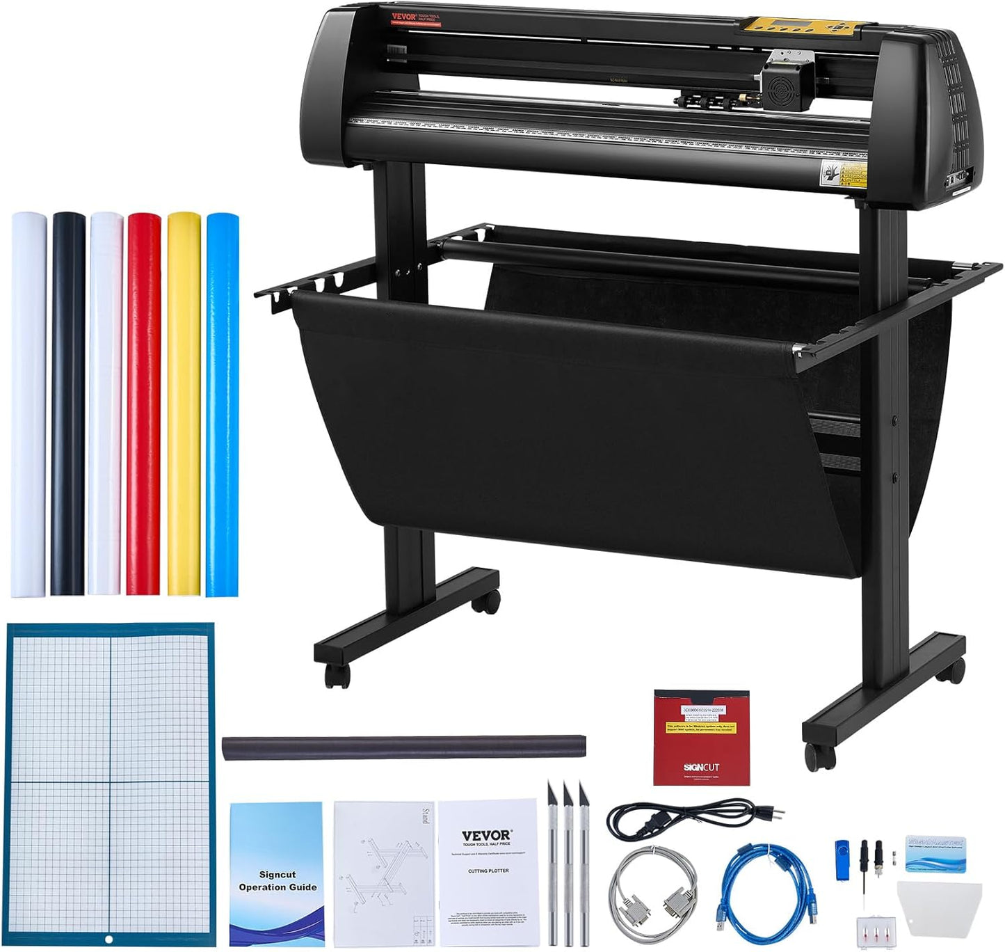 VEVOR Vinyl Cutter 34Inch Bundle for Precision Sign Cutting