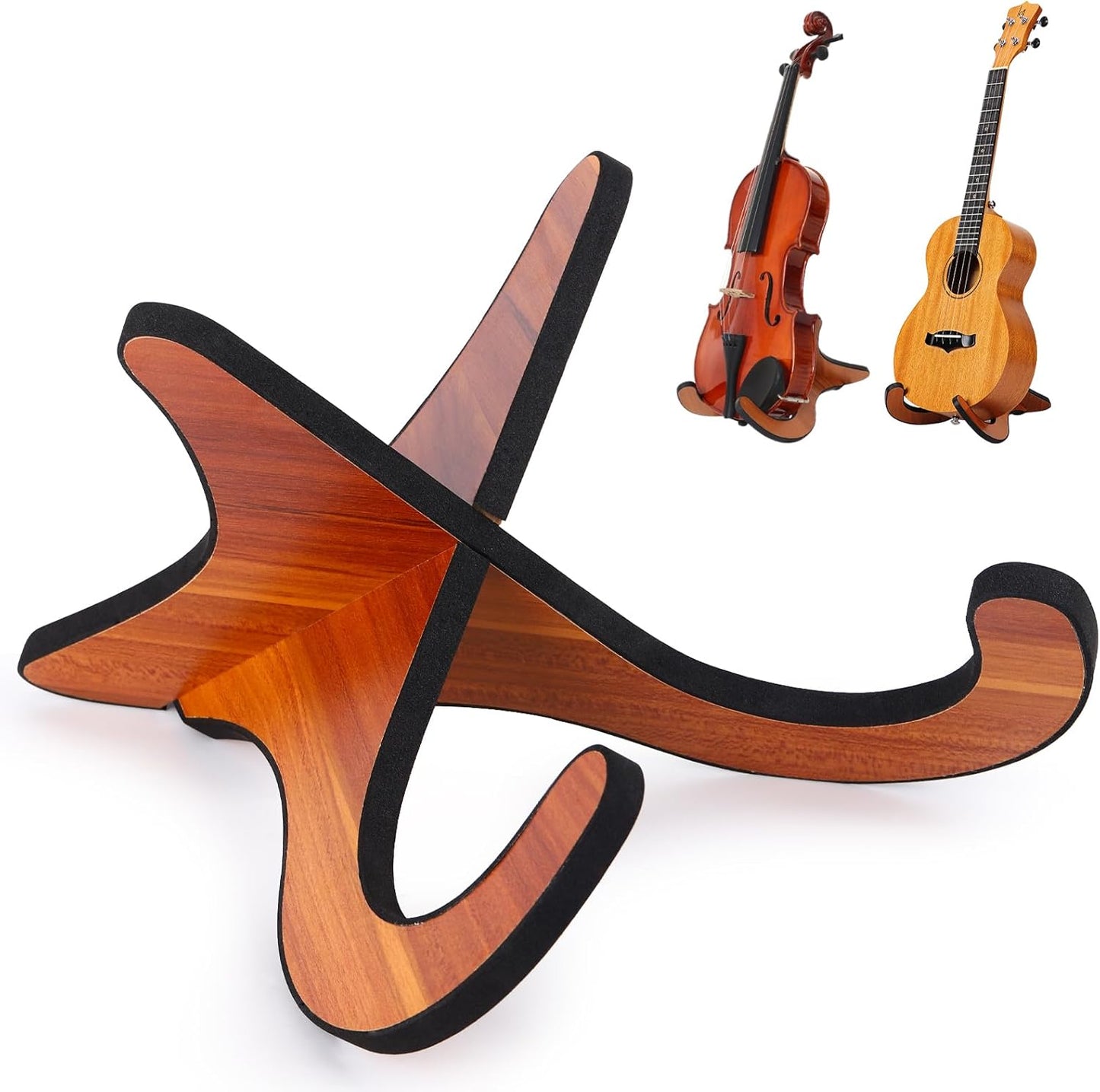 Portable Wooden Stand for Mandolins & Banjo by Ohlove