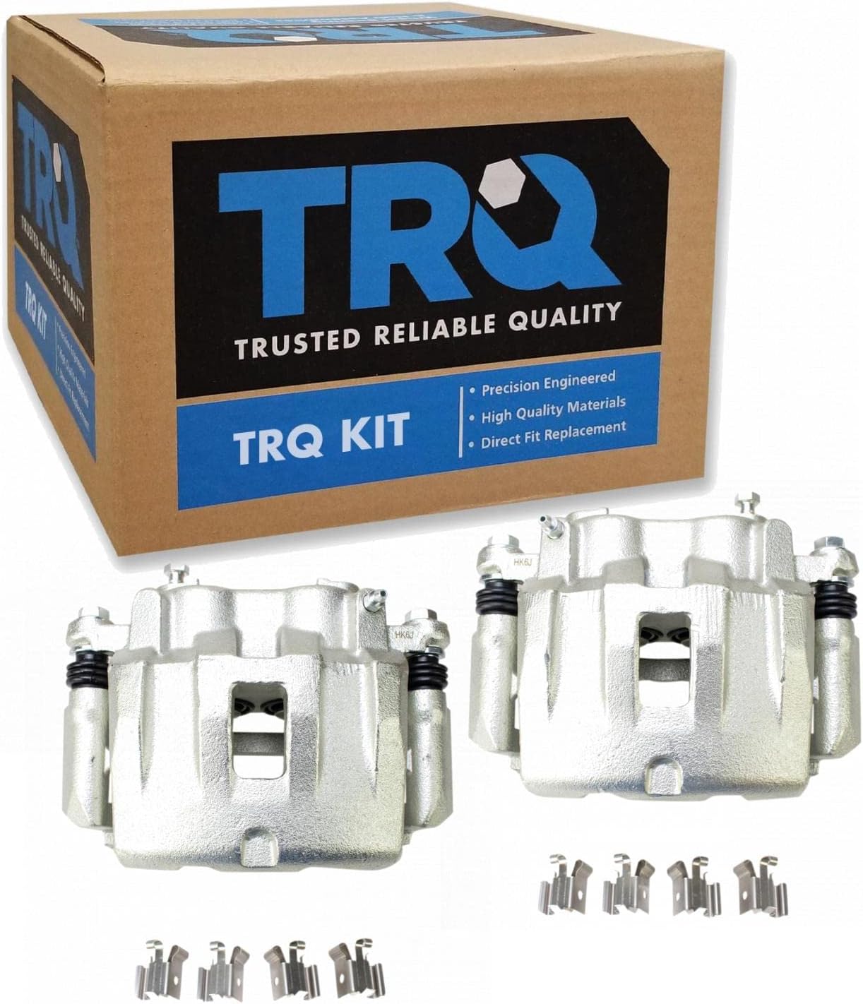 TRQ Front Brake Caliper Set for 1999-2004 Jeep Grand Cherokee