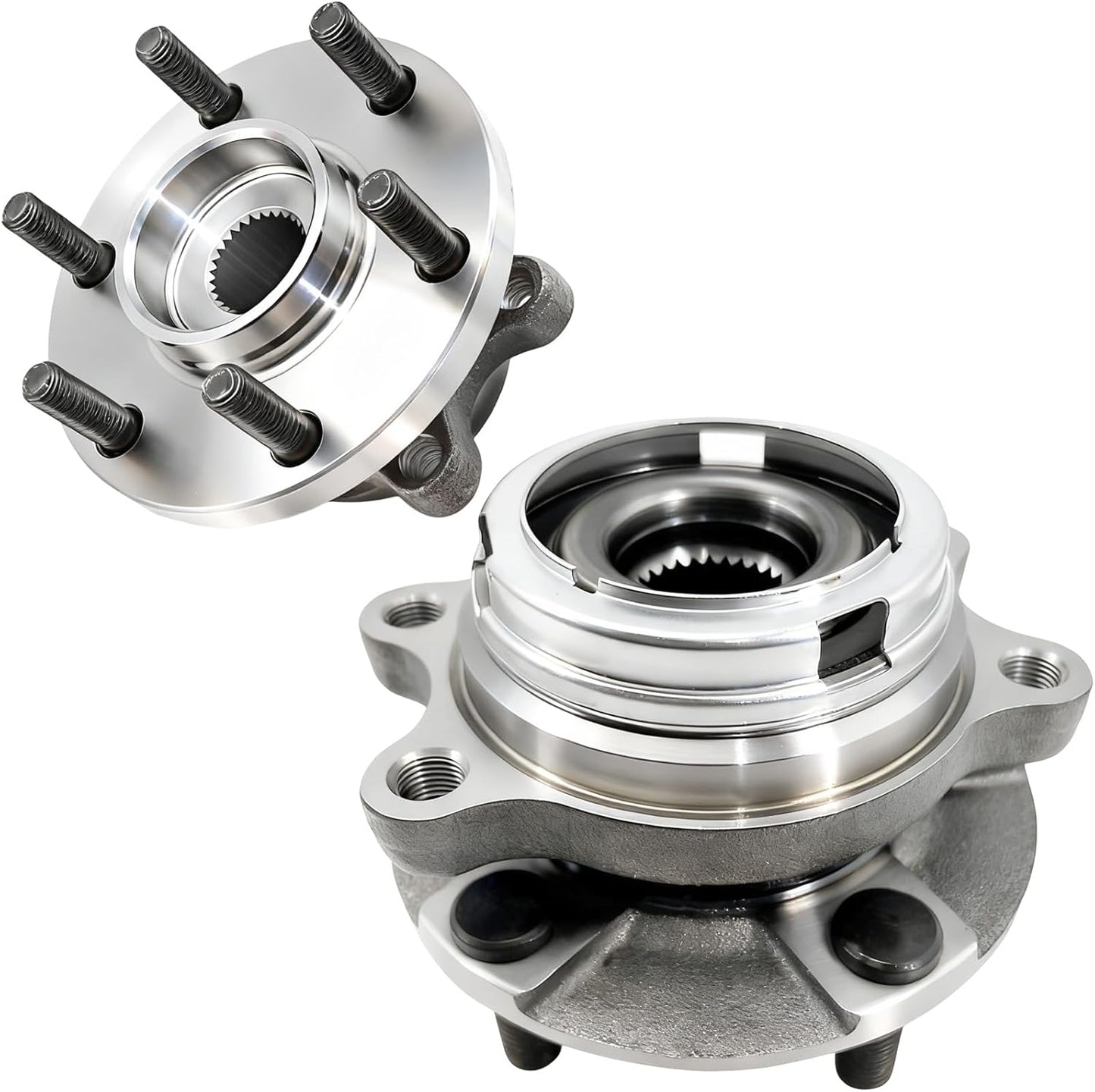 2Pcs 513296 Front Wheel Bearing Hub Assembly for Nissan Models