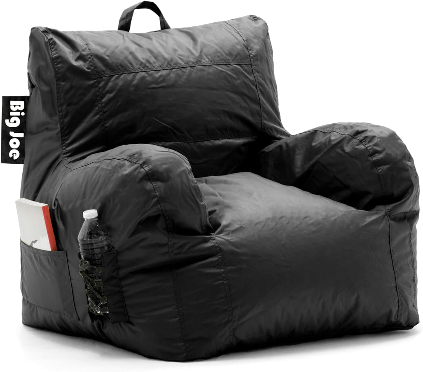 Big Joe Dorm Bean Bag Chair - Smartmax Black, 3ft