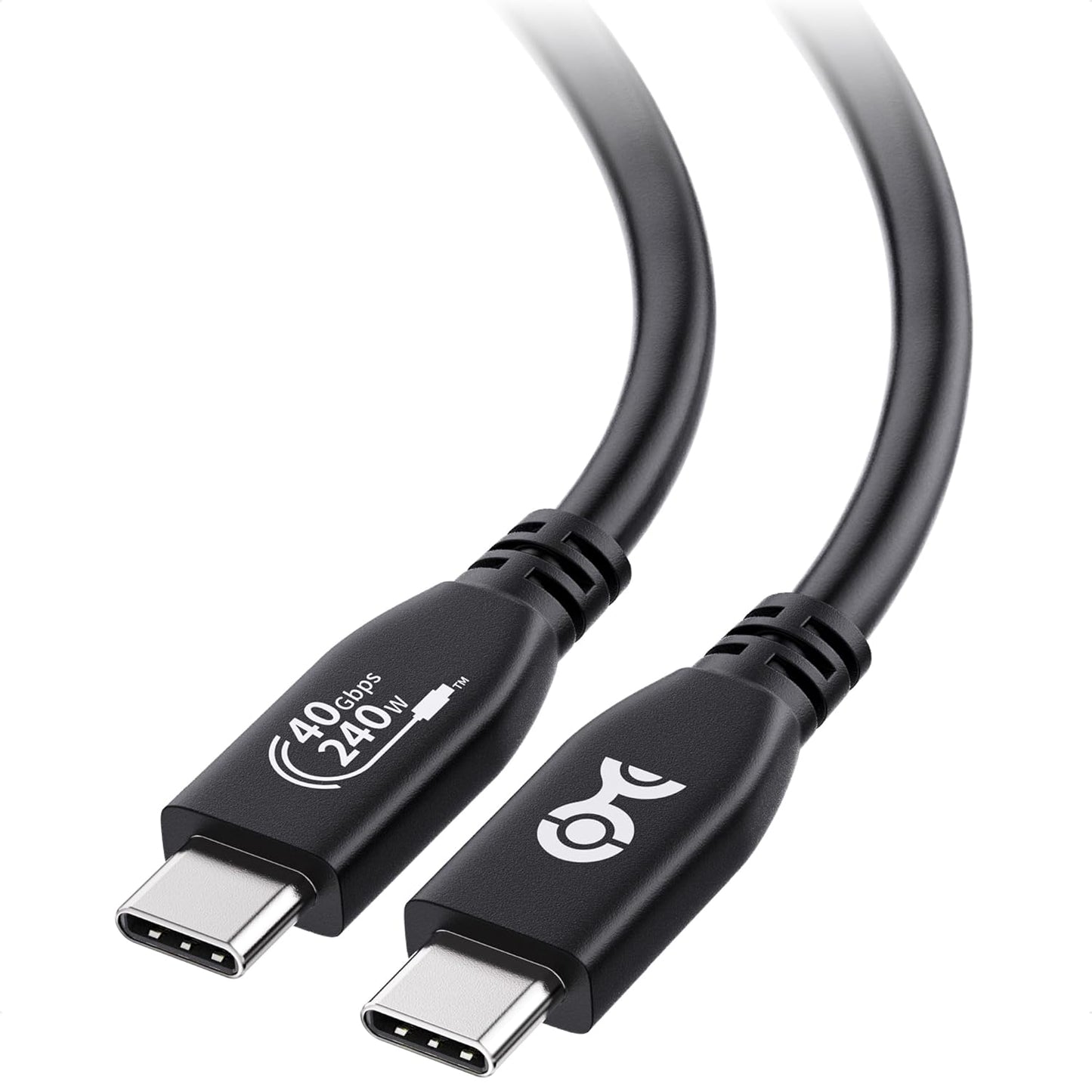 USB-IF Certified 40Gbps USB4 Cable - 8K@60Hz Video, 240W Charging, Black