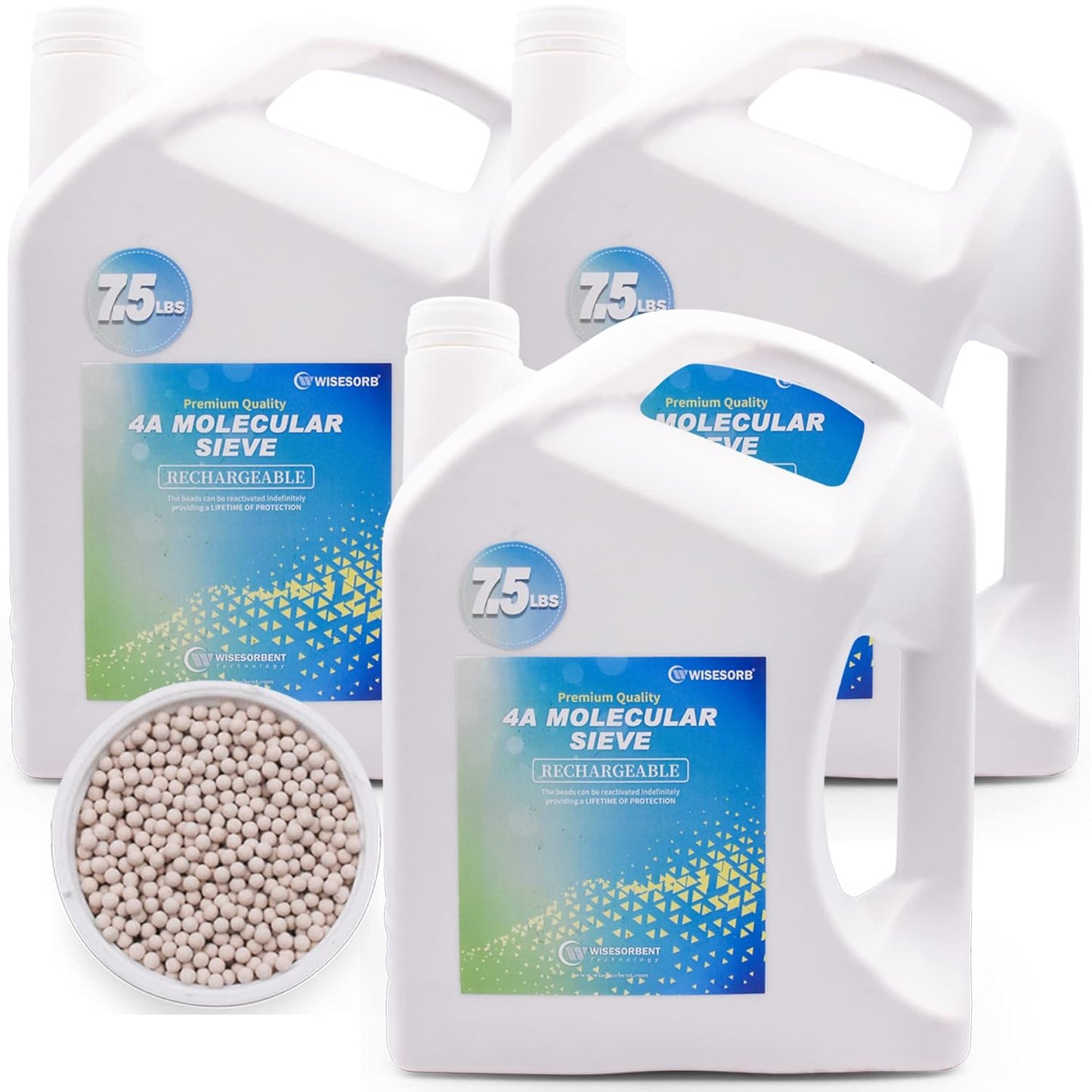3 Gallon 4A Molecular Sieve Desiccant Beads for Moisture Control
