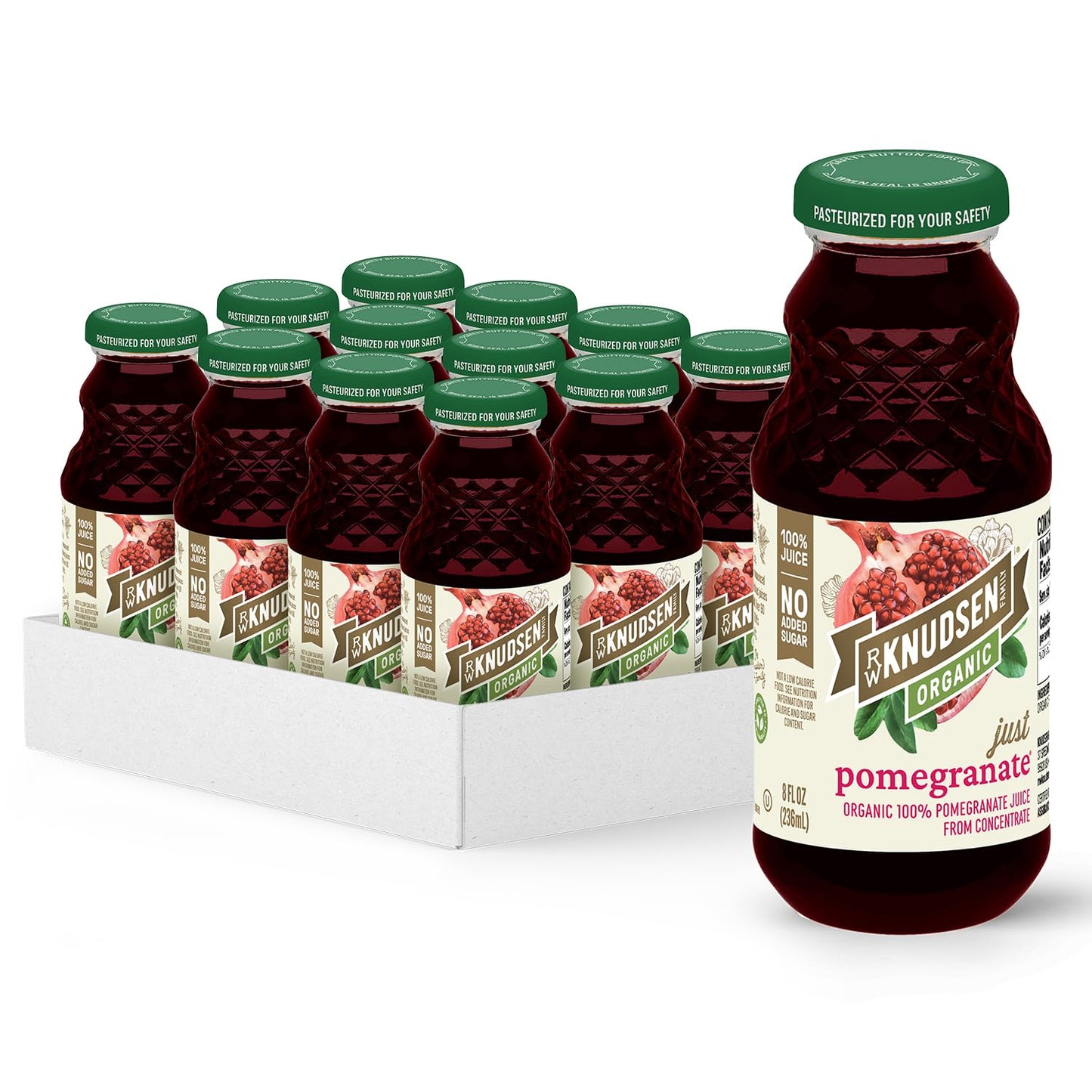 R.W. Knudsen Organic Pomegranate Juice - 100% Pure Juice Pack