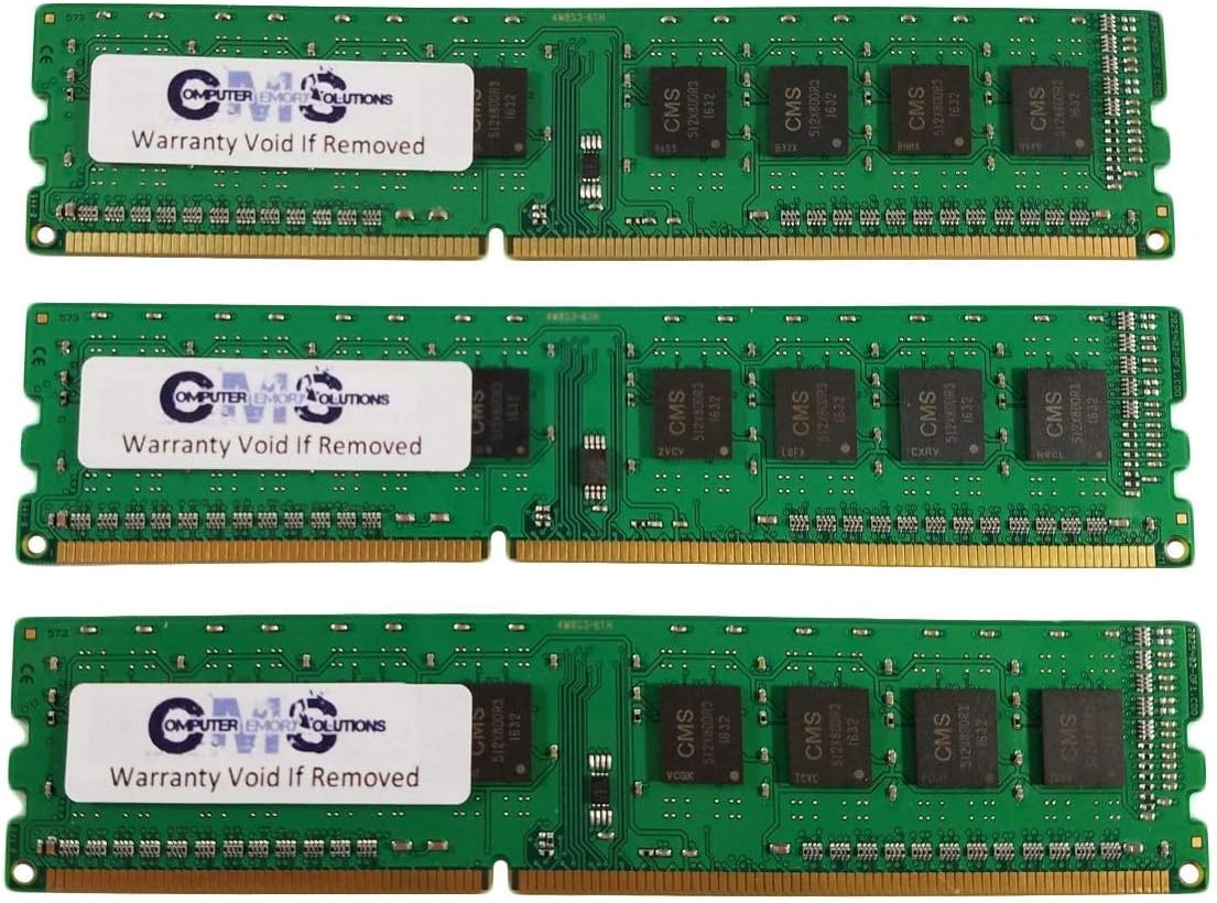 CMS 12GB DDR3 8500 1066MHz Non ECC DIMM Memory Upgrade Kit