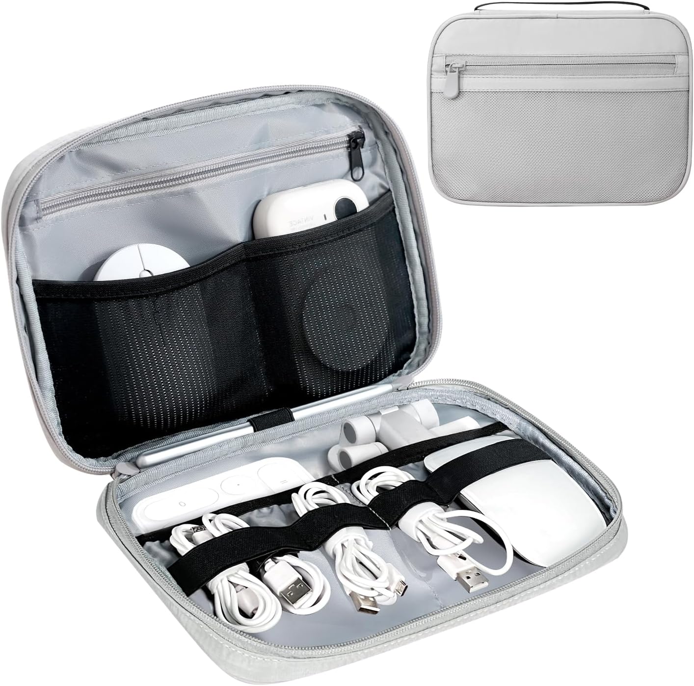 Portable Electronics Organizer - Travel Storage Solution