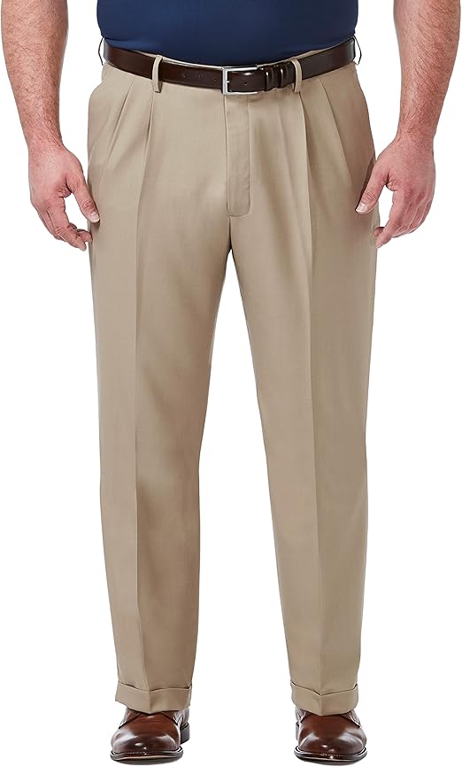 Haggar Men's Premium Comfort Classic Fit Pleat Front Pant Review
