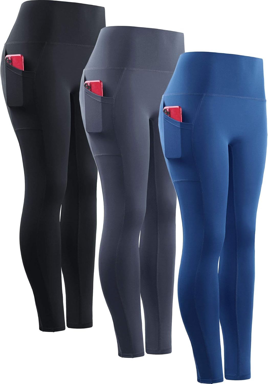 NELEUS Women's Yoga Pants with Tummy Control and Pockets