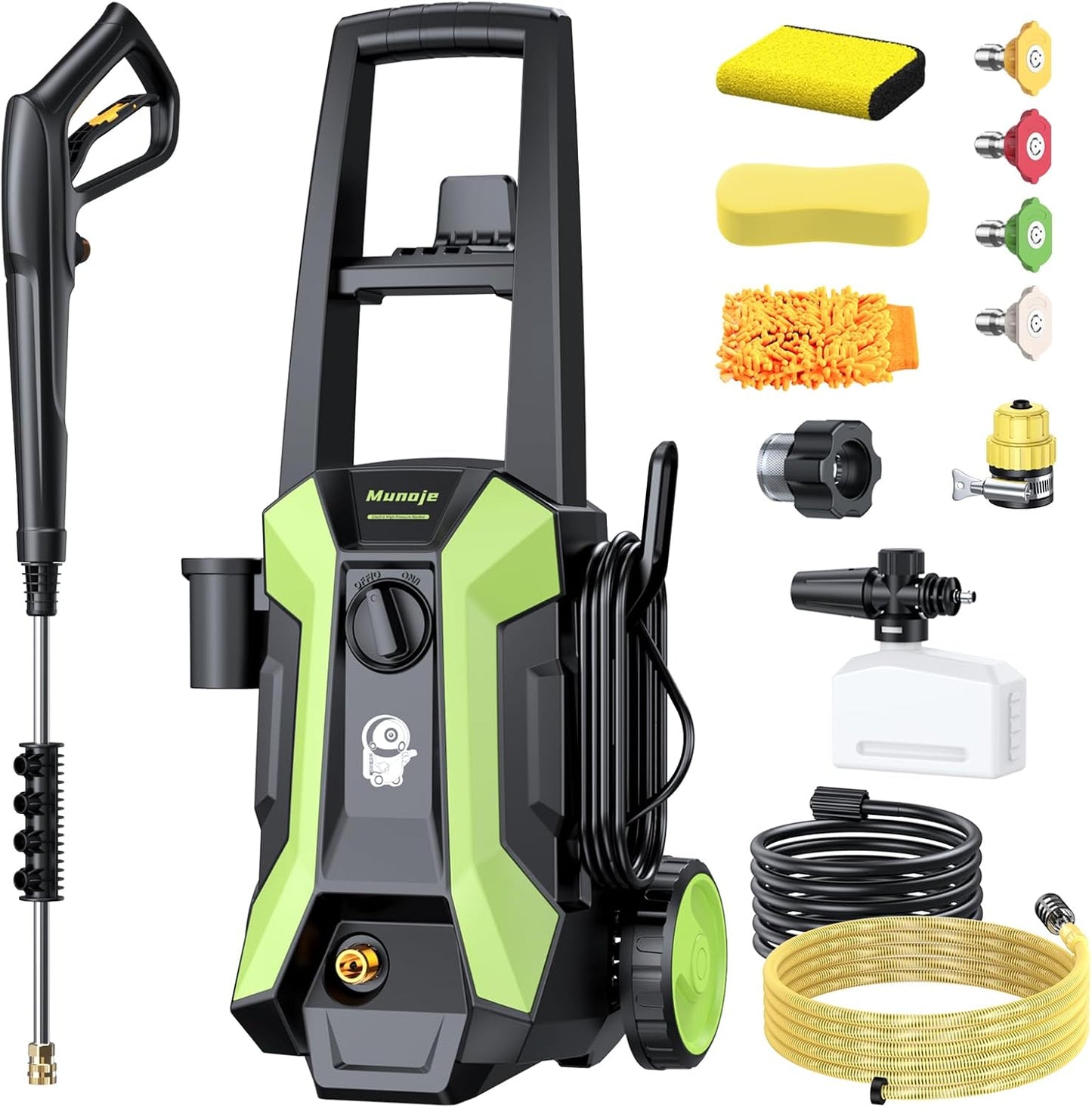 Powerful 2600 PSI Electric Pressure Washer - Ultimate Cleaning Companion!