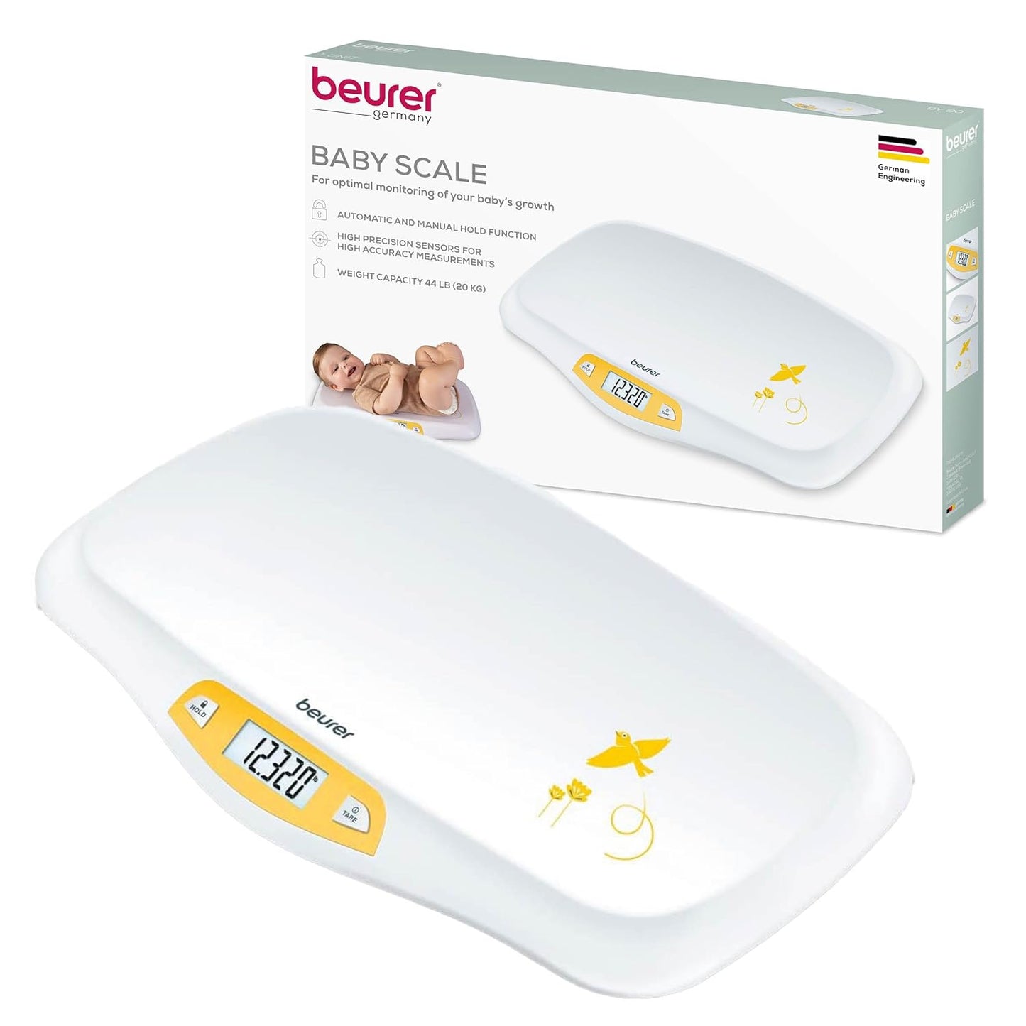 Beurer BY80 Digital Baby Scale for Accurate Weighing Needs