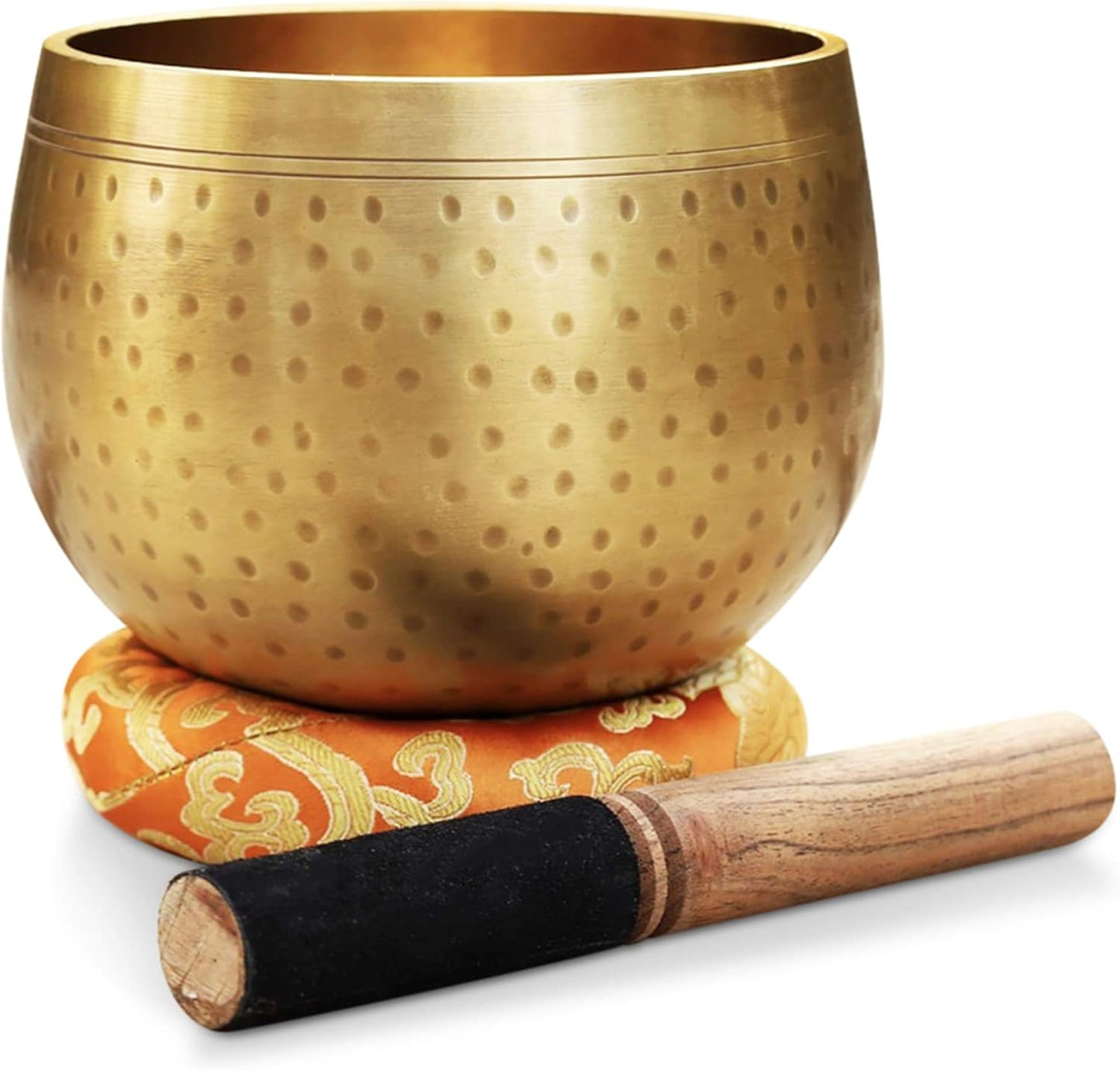 Tibetan Ring Gong Meditation Singing Bowl Set for Deep Relaxation