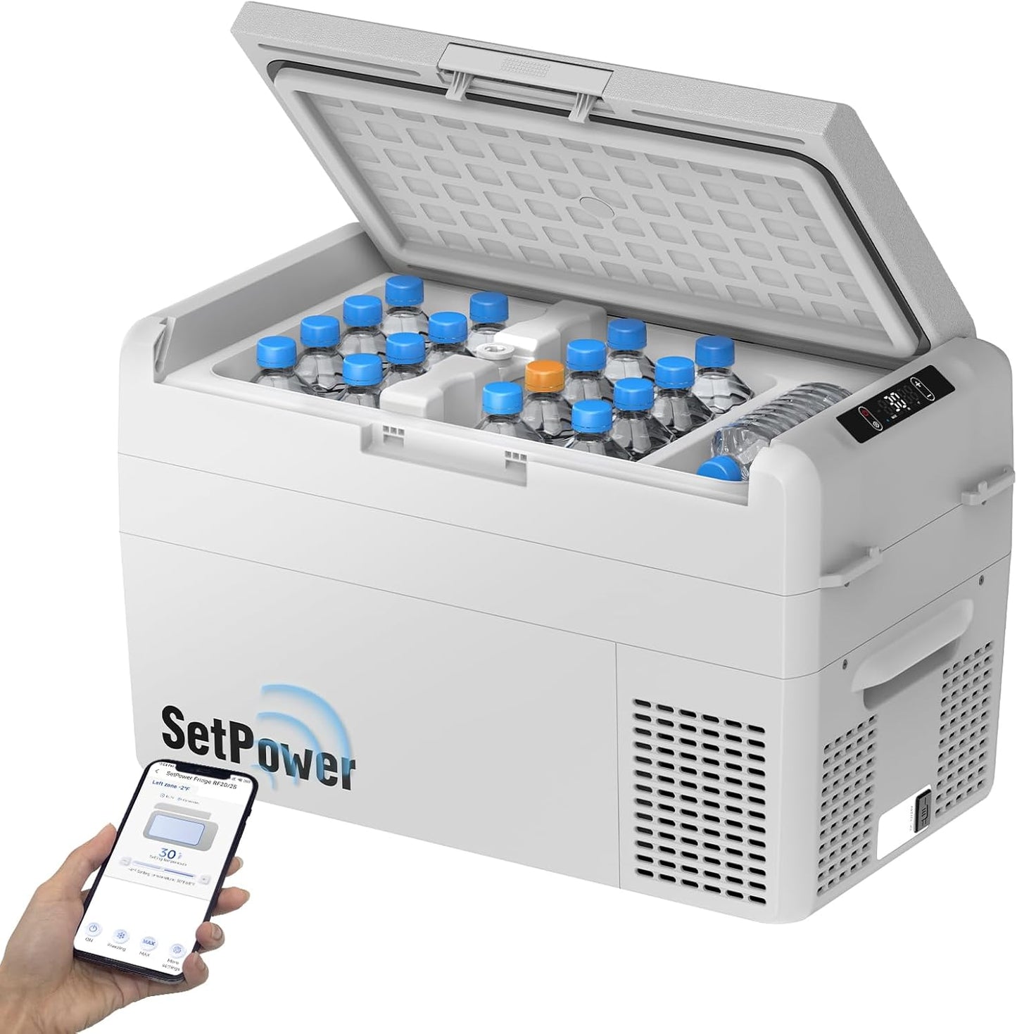 Setpower Car Refrigerator 27 Quart Portable Electric Cooler