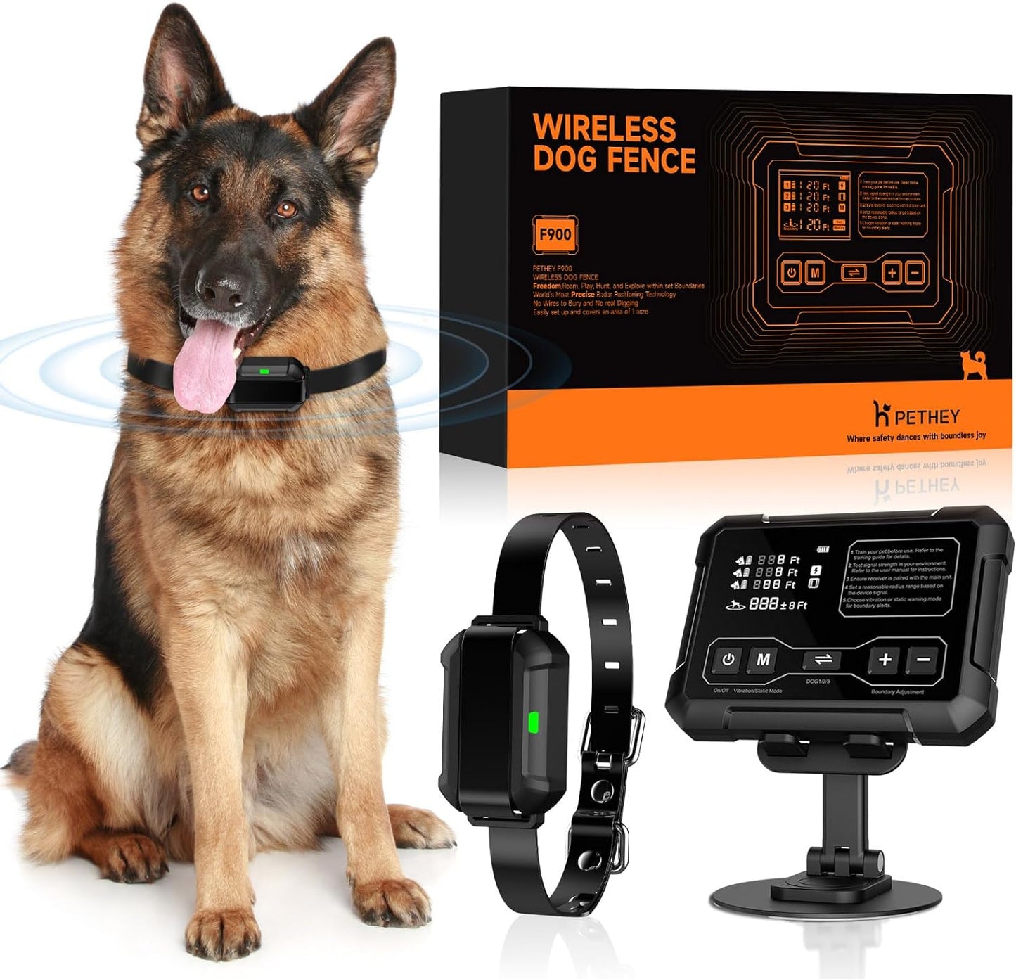 High-Precision Wireless Dog Fence by PETHEY