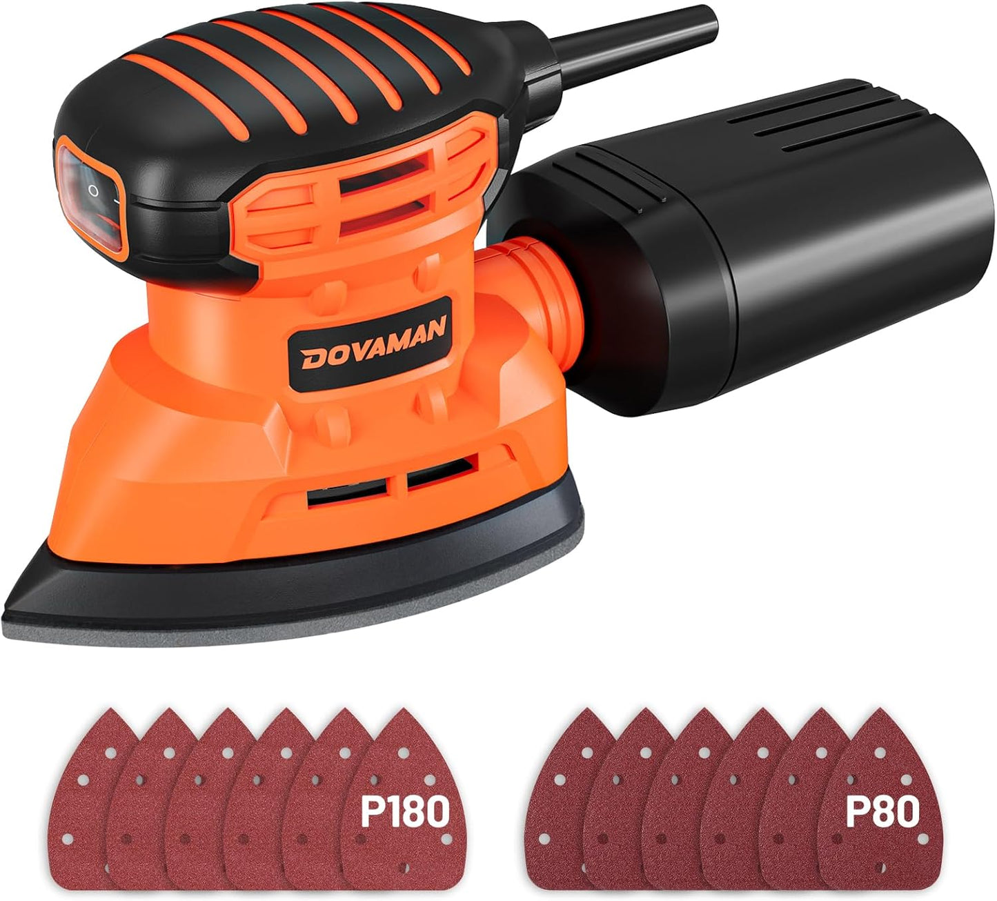 DLS03A Detail Sander with Powerful Motor and Dust Collection