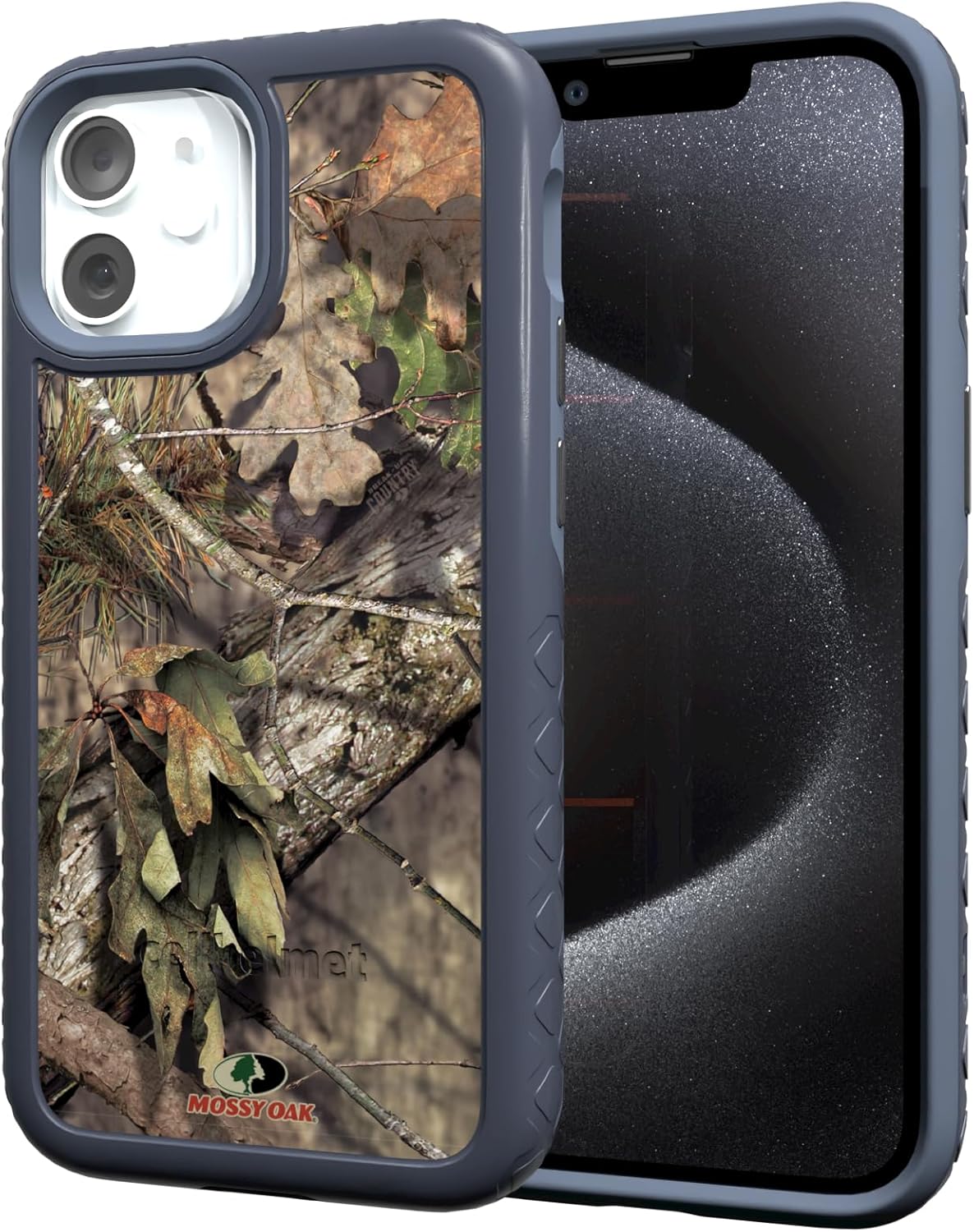 cellhelmet Mossy Oak Dual-Layer Case for iPhone 13 Mini - Slate Blue