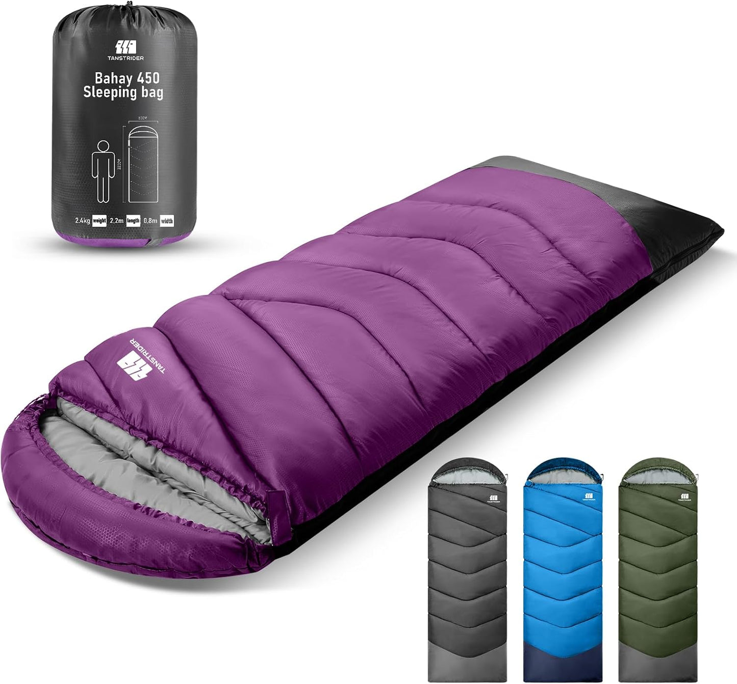 Sleeping Bags for Adults Cold Weather - Portable & Waterproof