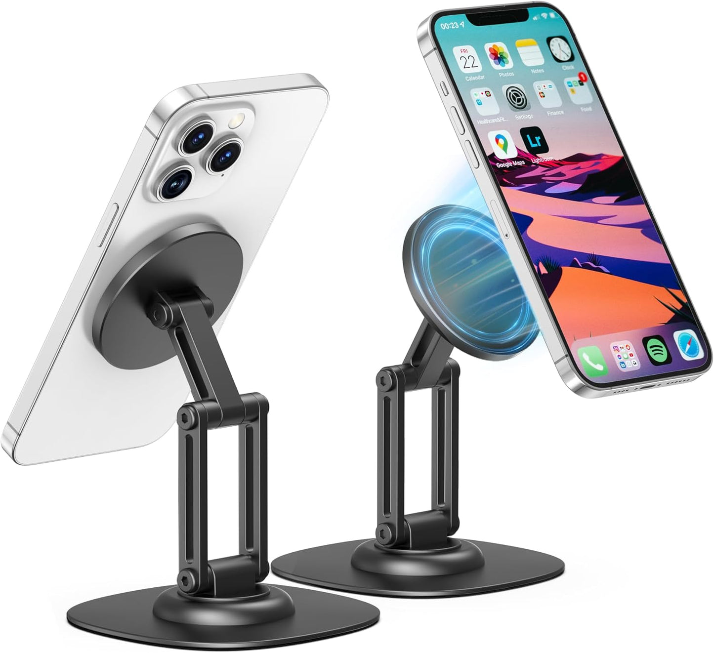 NINEFATICS MagSafe Magnetic Phone Stand - 360 Rotation