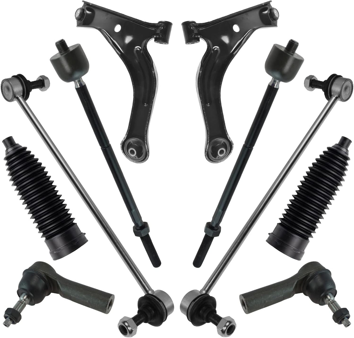 TRQ Front Steering & Suspension Kit for 2009-2012 Ford Escape