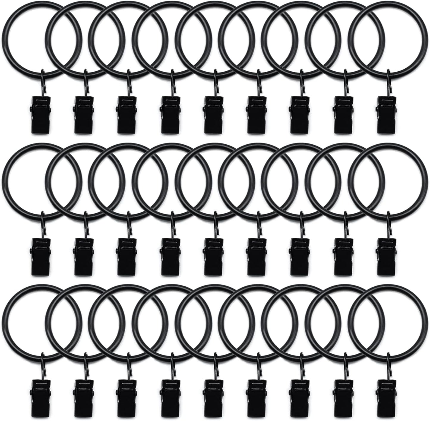 Strong Metal Curtain Rings for Elegant Drapes