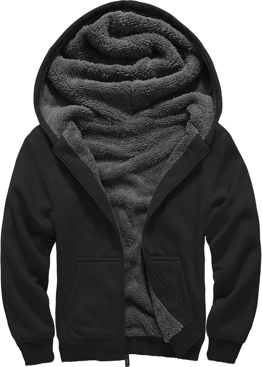 GEEK LIGHTING Boys Sherpa Lined Hoodie Full Zip Jacket Review