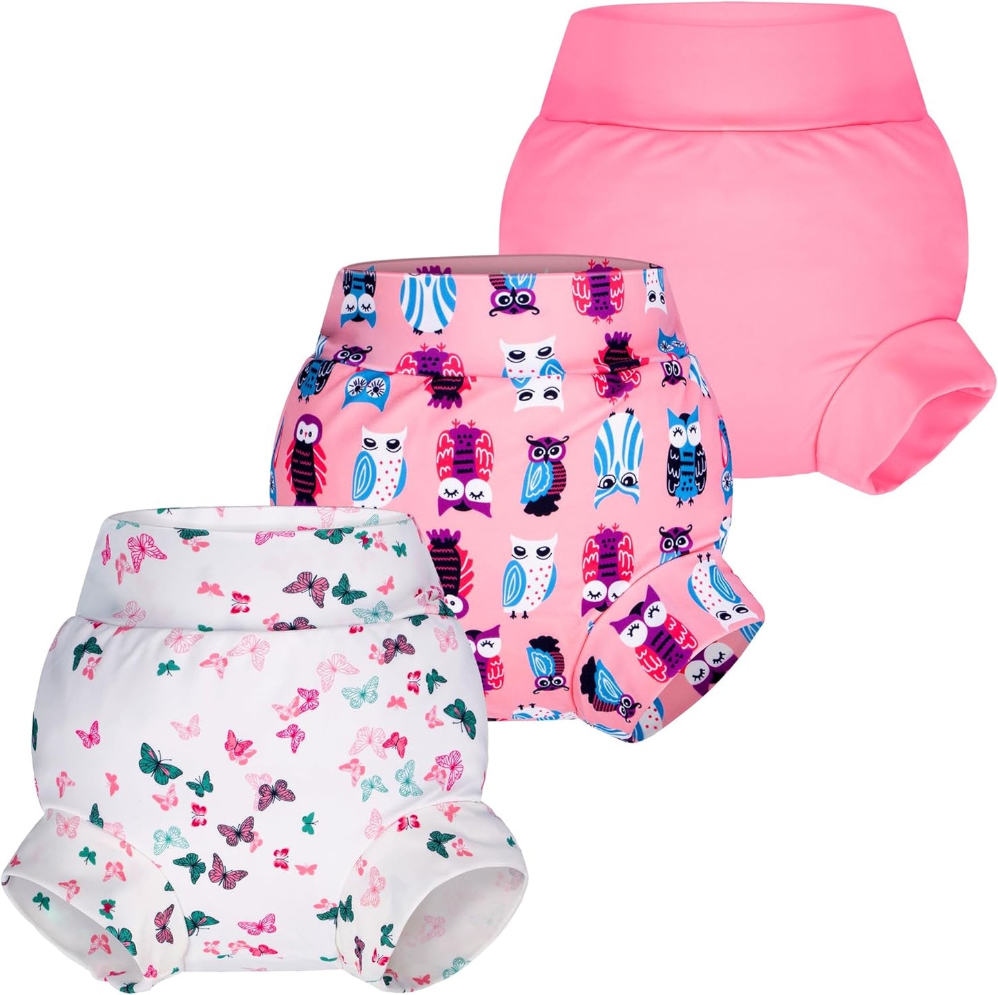 Reusable Waterproof Swim Diapers Set by BIGELEPHANT
