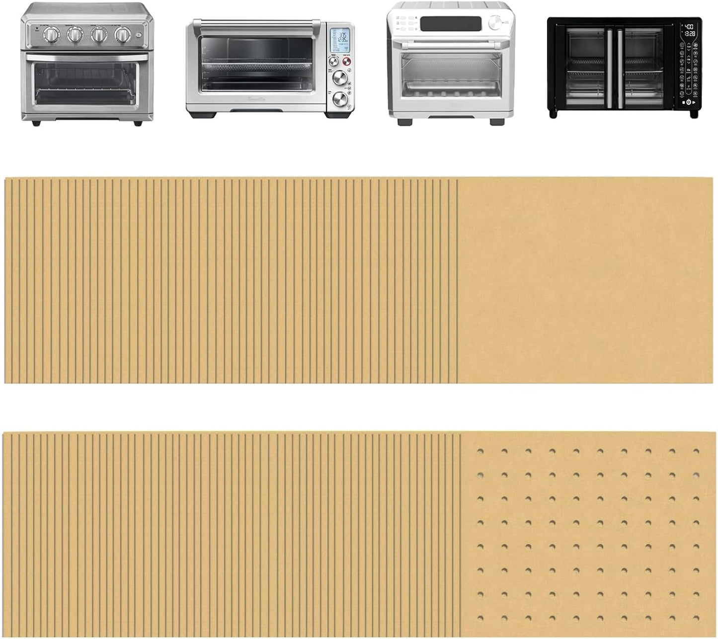 170-Pcs Disposable Parchment Combo for Various Brands