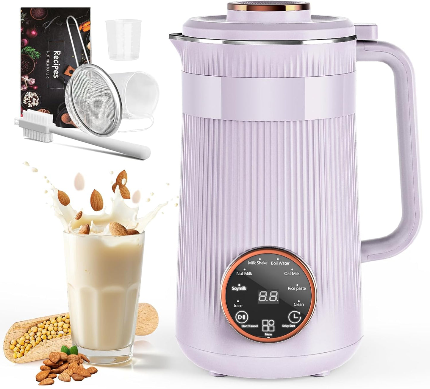 Nut Milk Maker Machine for Homemade Plant-Based Beverages